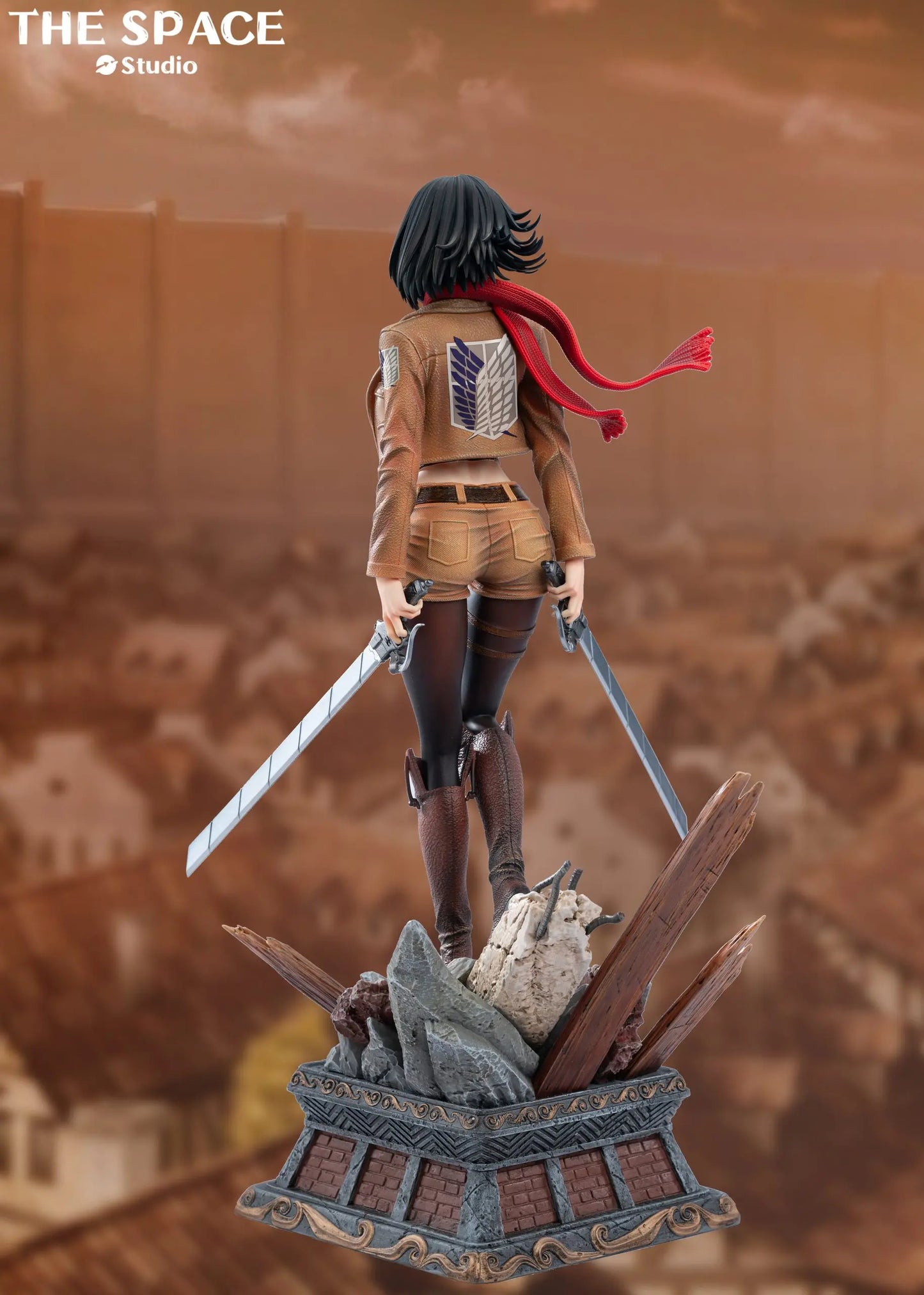 Attack on Titan The Space Studio Mikasa Ackerman Resin Statue (PayPal Fees and Shipping Costs Included)
