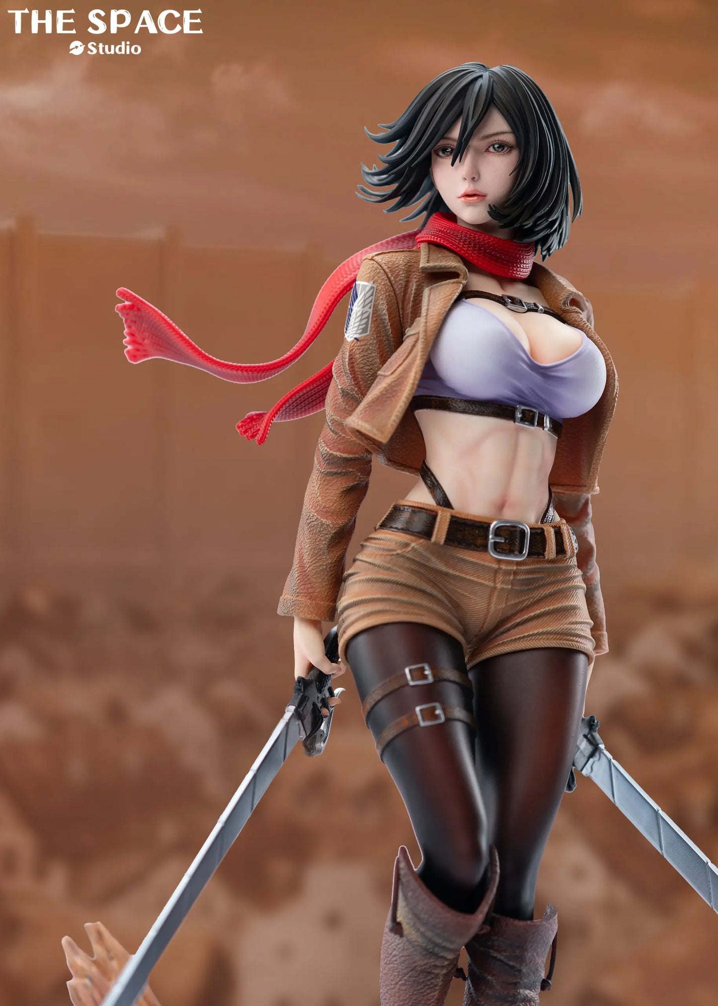 Attack on Titan The Space Studio Mikasa Ackerman Resin Statue (PayPal Fees and Shipping Costs Included)