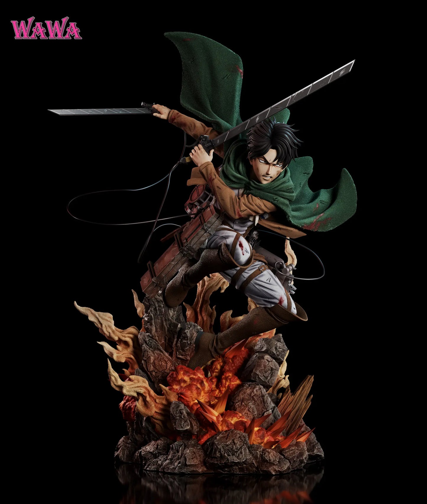 Attack on Titan Wawa Studio Levi Ackerman Resin Statue