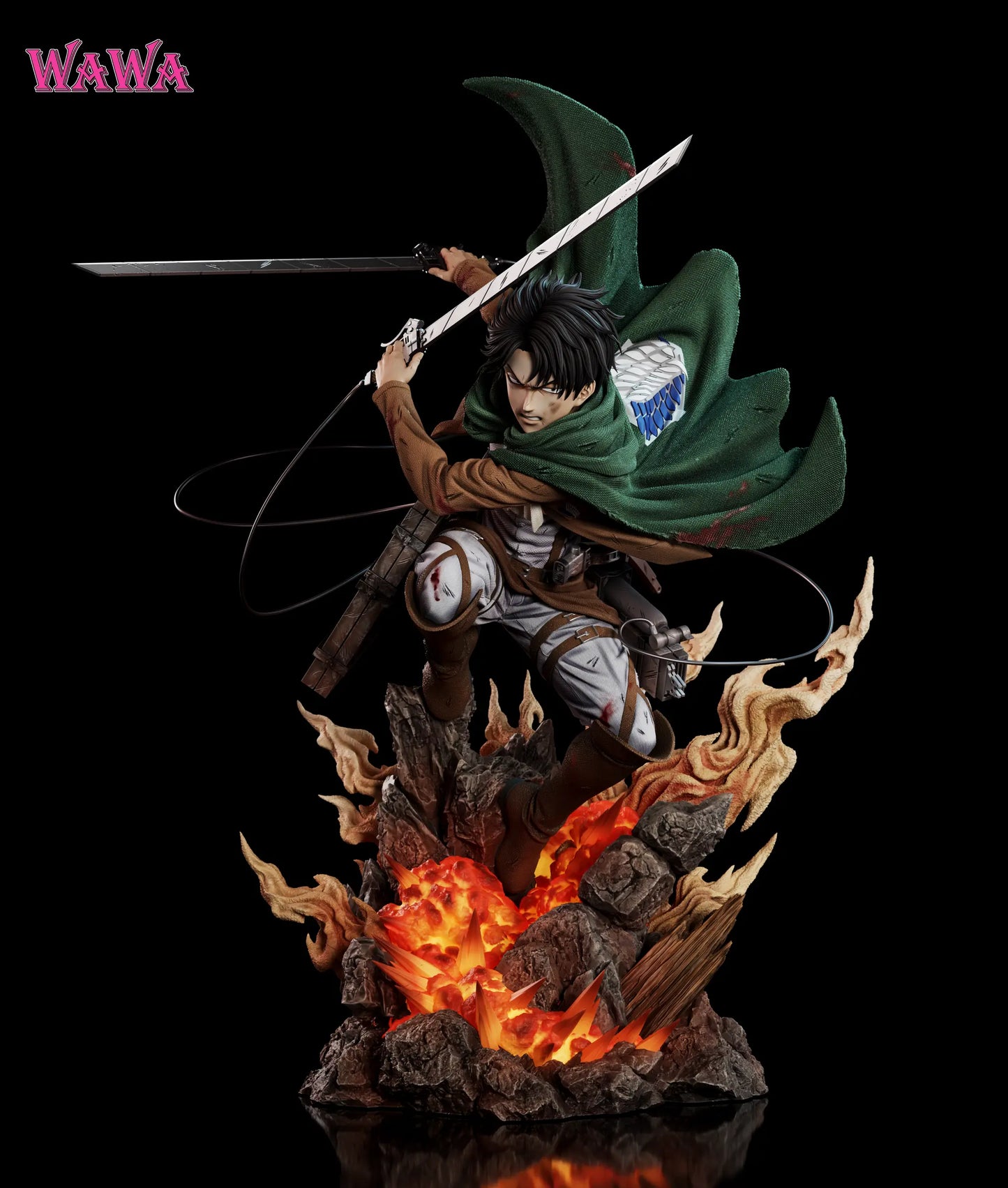 Attack on Titan Wawa Studio Levi Ackerman Resin Statue