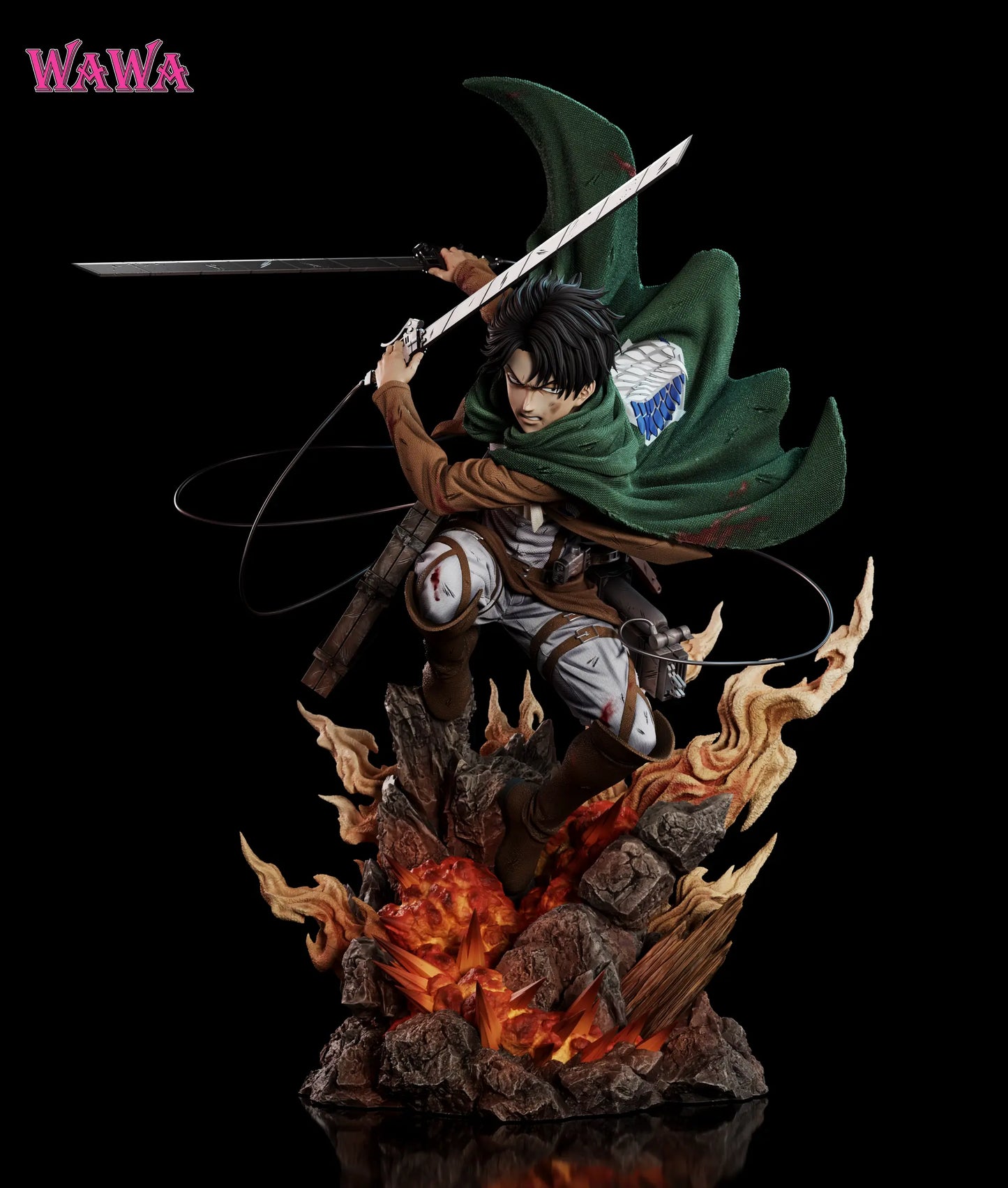 Attack on Titan Wawa Studio Levi Ackerman Resin Statue