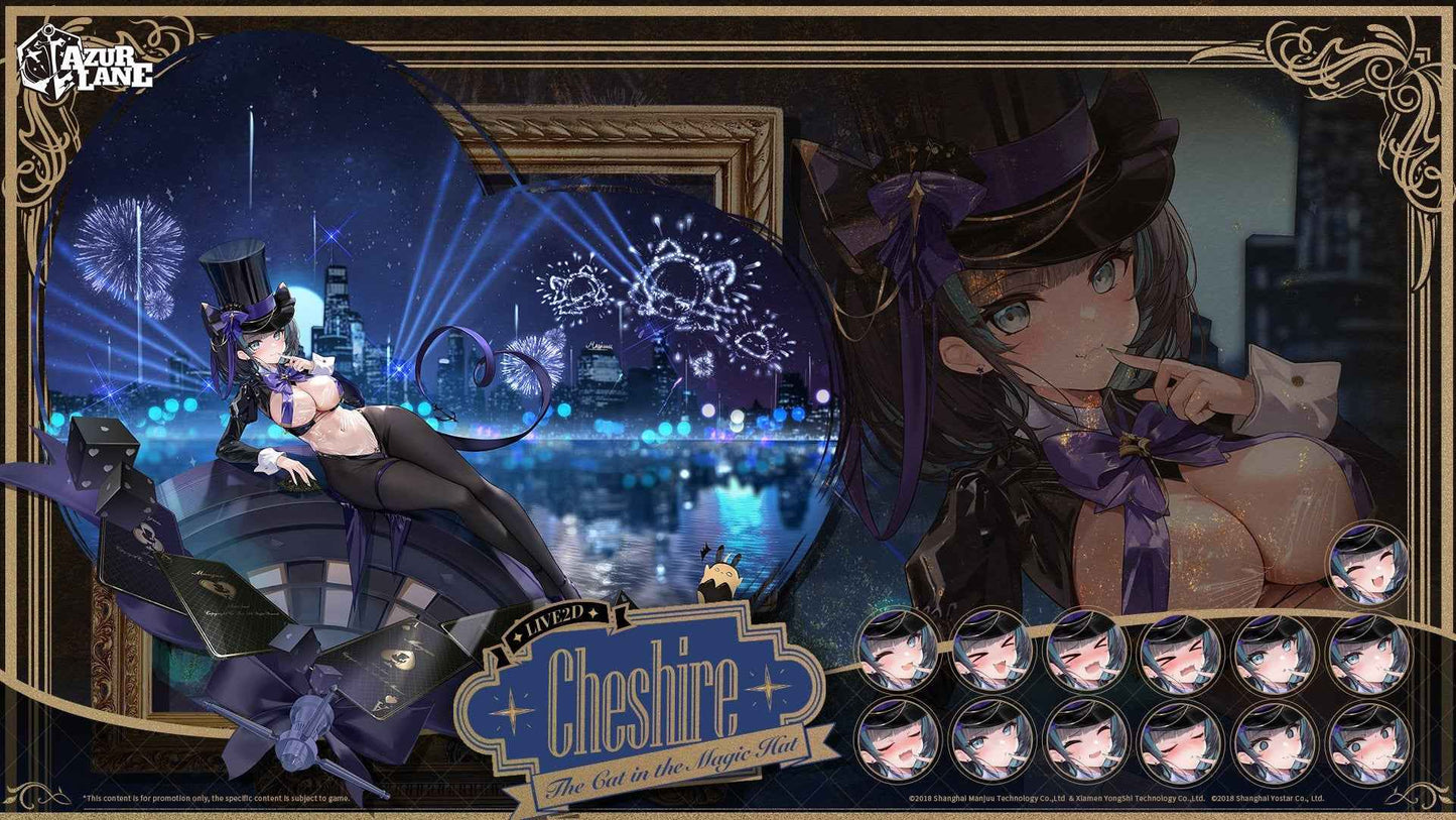 Azur Lane Good Smile Arts Shanghai Cheshire The Cat in the Magic Hat 1/7 Licensed PVC Figure