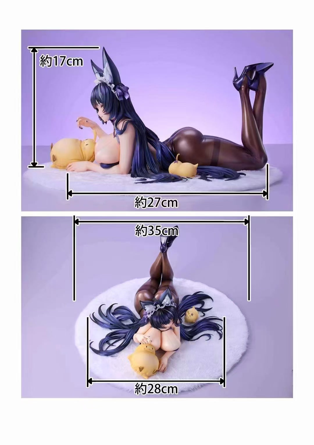 Azur Lane Neonmax Manjuu & Musashi 1/4 Still Illustration ver. Licensed PVC Figure