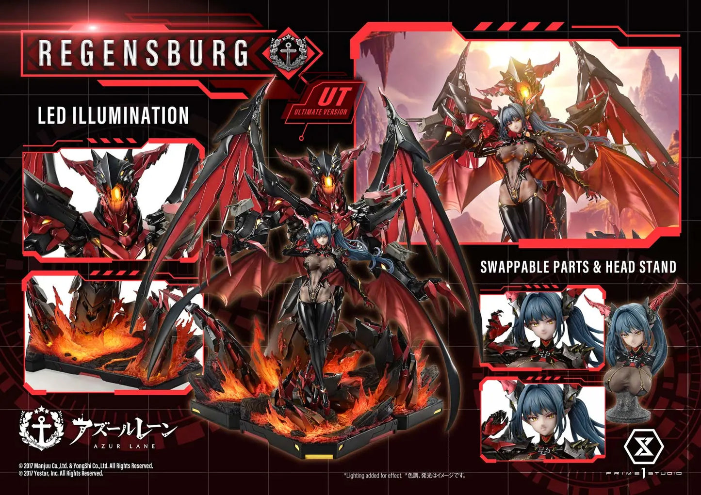 Azur Lane Prime 1 Studio Regensburg CMARL-01 CMARL-01UT Licensed Resin Statue