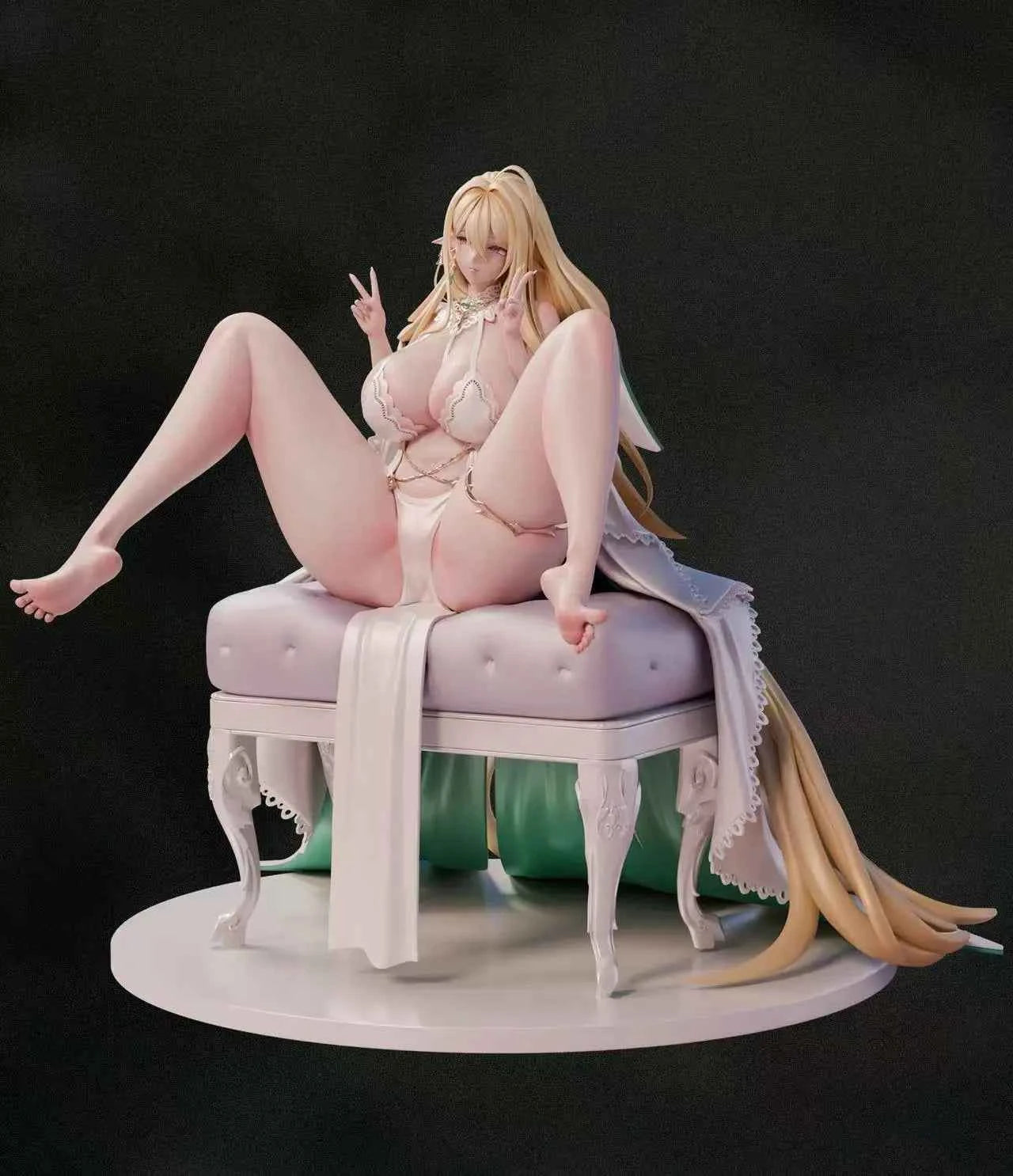 Azur Lane YaoMengMeng Studio Gouden Leeuw Resin Statue