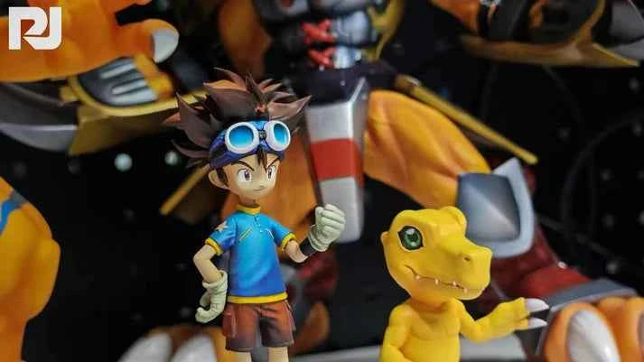 Digimon ~ Jin Hua Studio ~ Tai Kamiya Agumon ~ Resin Statue - Santoryu Resins Collectors