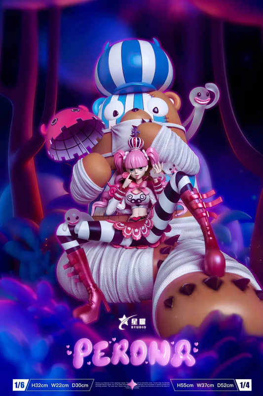 One Piece ~ XY Studio ~ Princess Perona x Kumashi V2 ~ Resin Statue - Santoryu Resins Collectors
