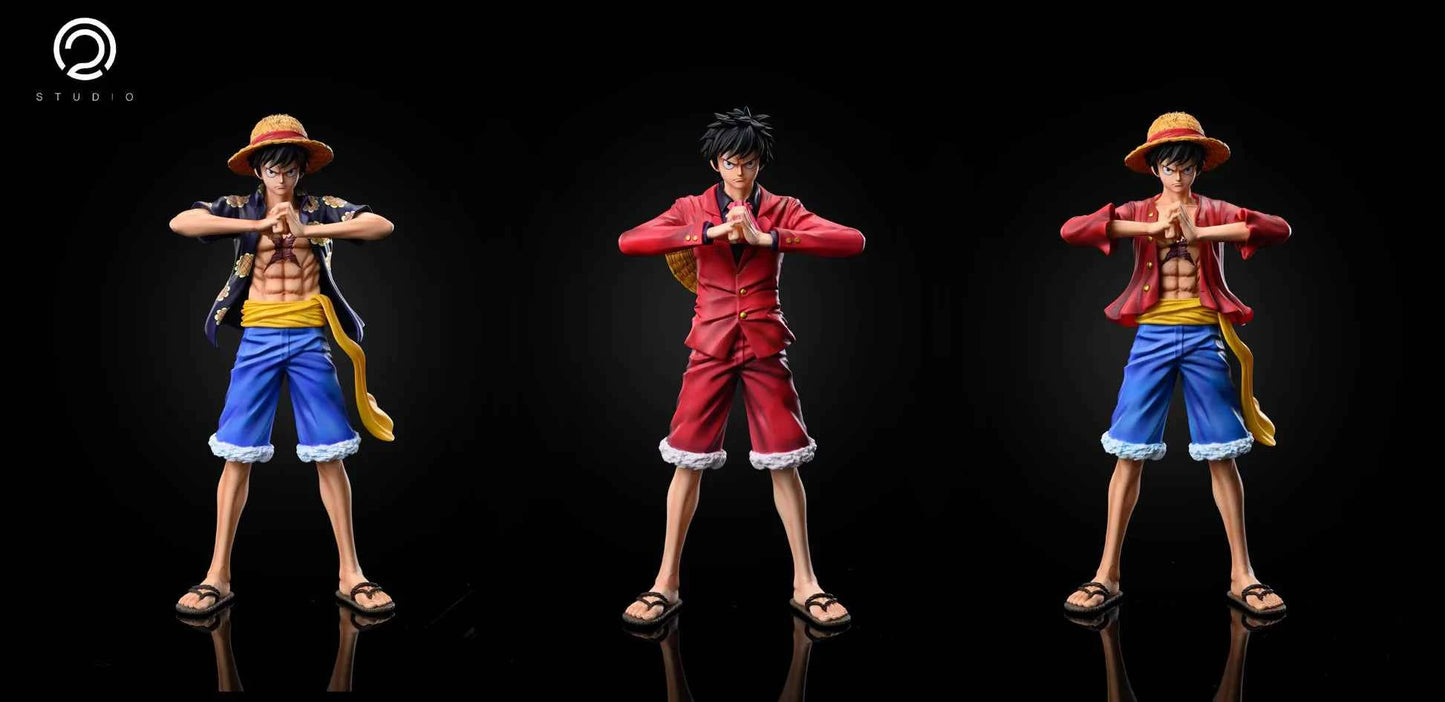 One Piece ~ C2 Studio ~ Monkey D Luffy V2 ~ Resin Statue - Santoryu Resins Collectors