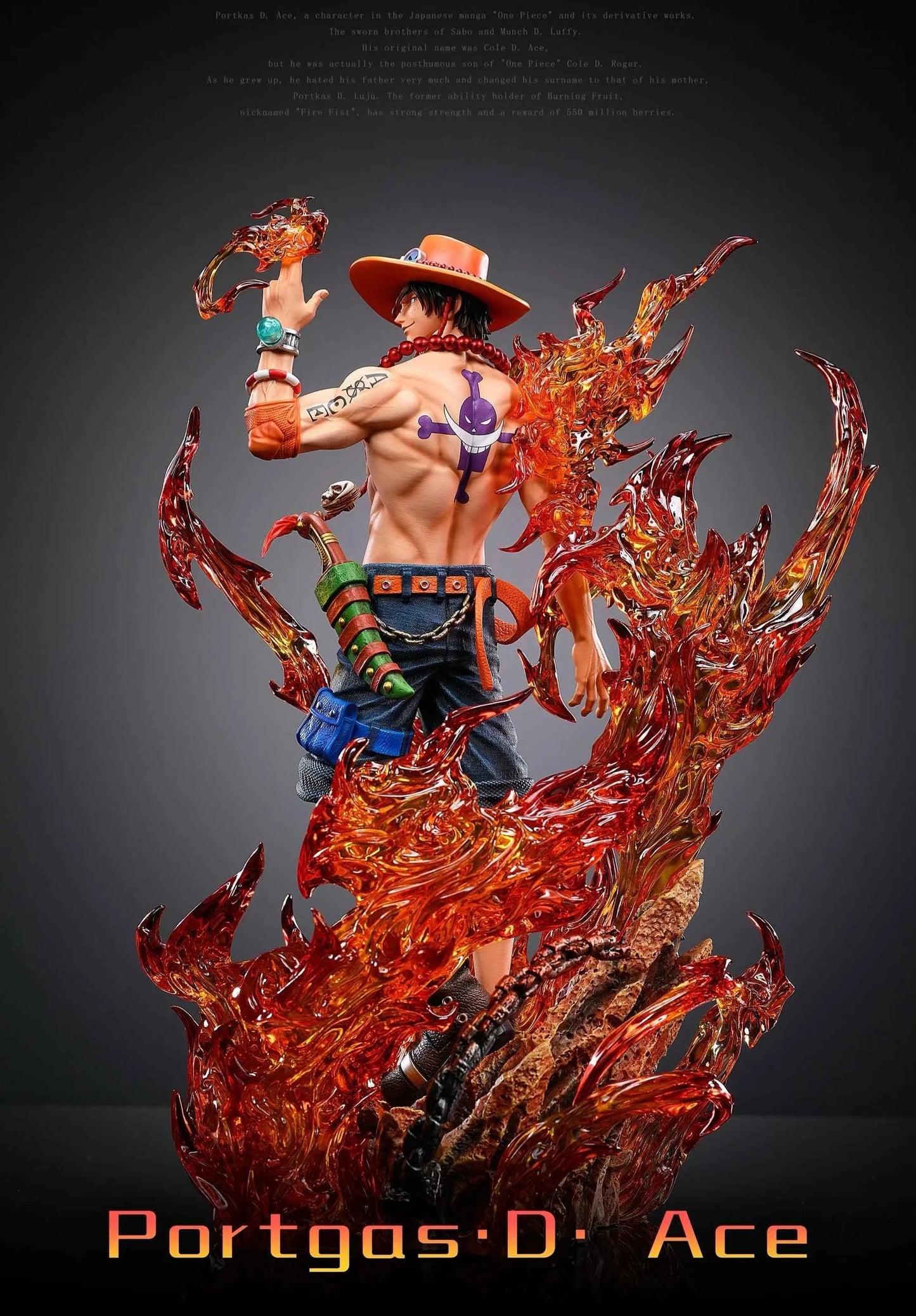 One Piece ~ LX Studio ~ Portgas D. Ace V3 ~ Resin Statue - Santoryu Resins Collectors