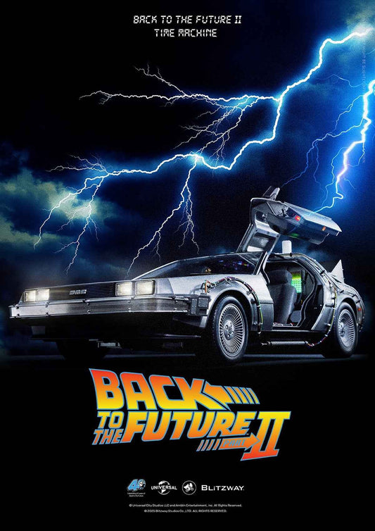 Back to the Future ~ Blitzway ~ Time Machine BW-UMS12202 BW-UMS12203 ~ Licensed PVC Figure - Santoryu Resins Collectors