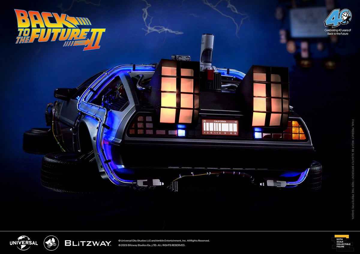 Back to the Future ~ Blitzway ~ Time Machine BW-UMS12202 BW-UMS12203 ~ Licensed PVC Figure