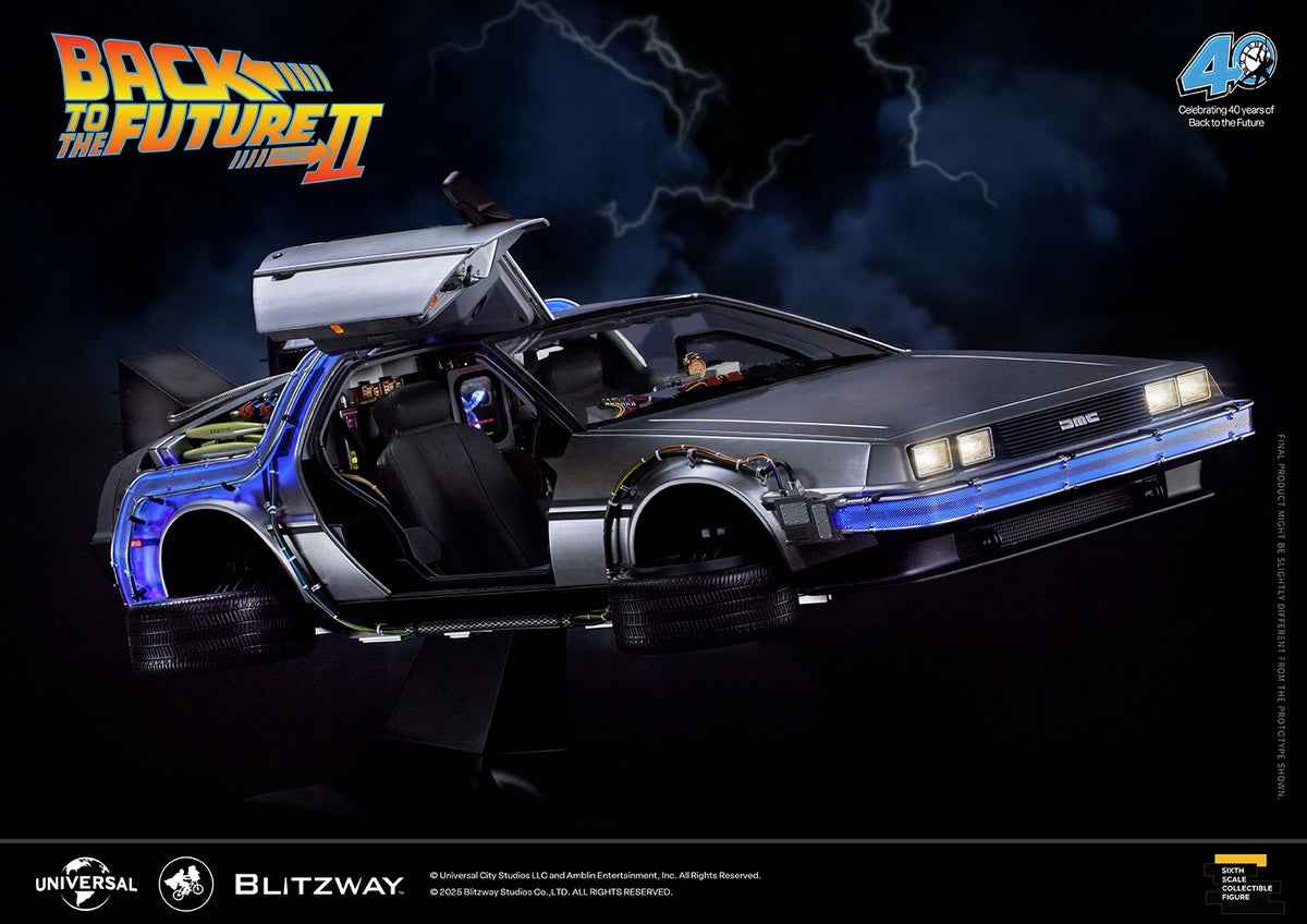 Back to the Future ~ Blitzway ~ Time Machine BW-UMS12202 BW-UMS12203 ~ Licensed PVC Figure