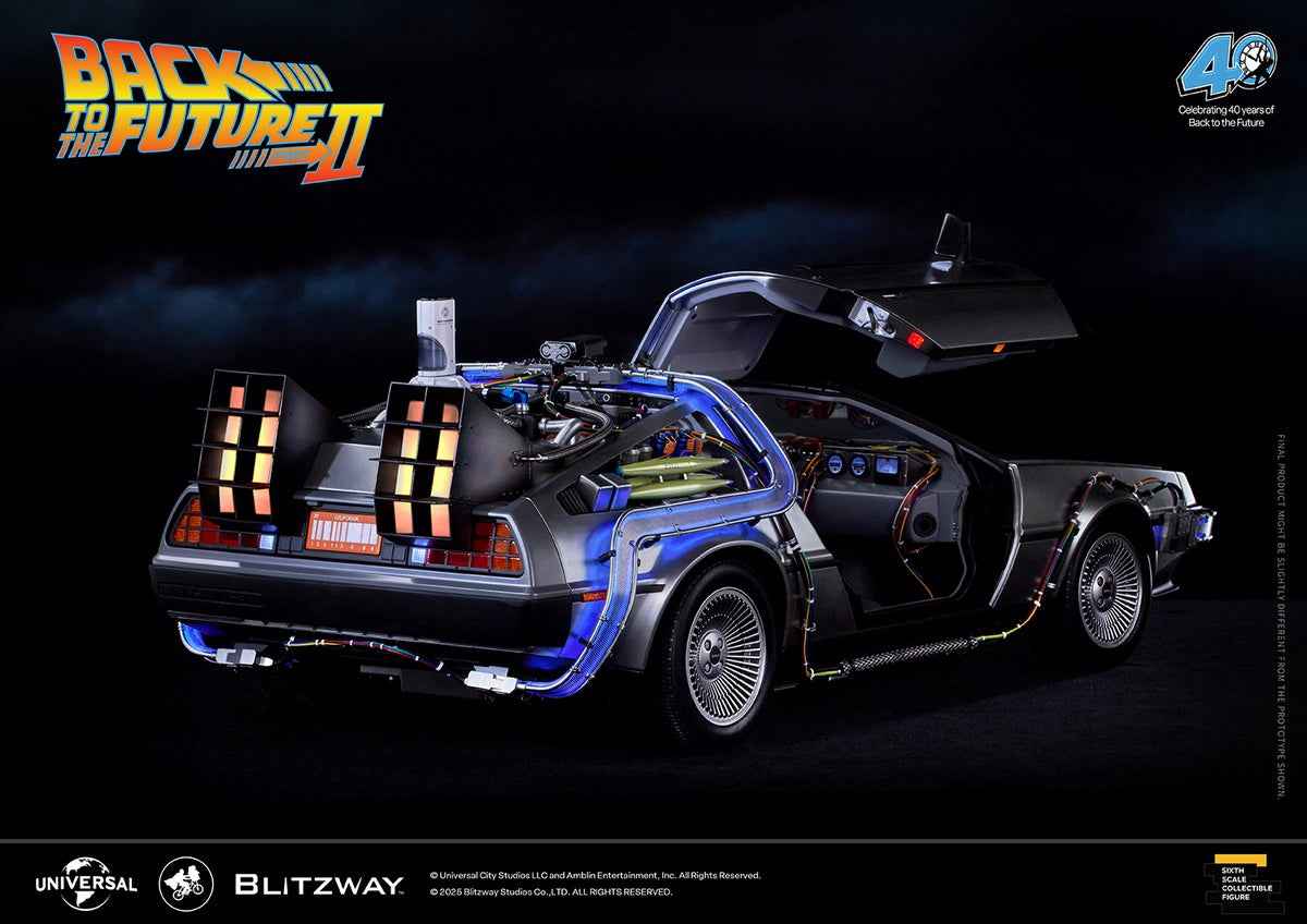 Back to the Future ~ Blitzway ~ Time Machine BW-UMS12202 BW-UMS12203 ~ Licensed PVC Figure