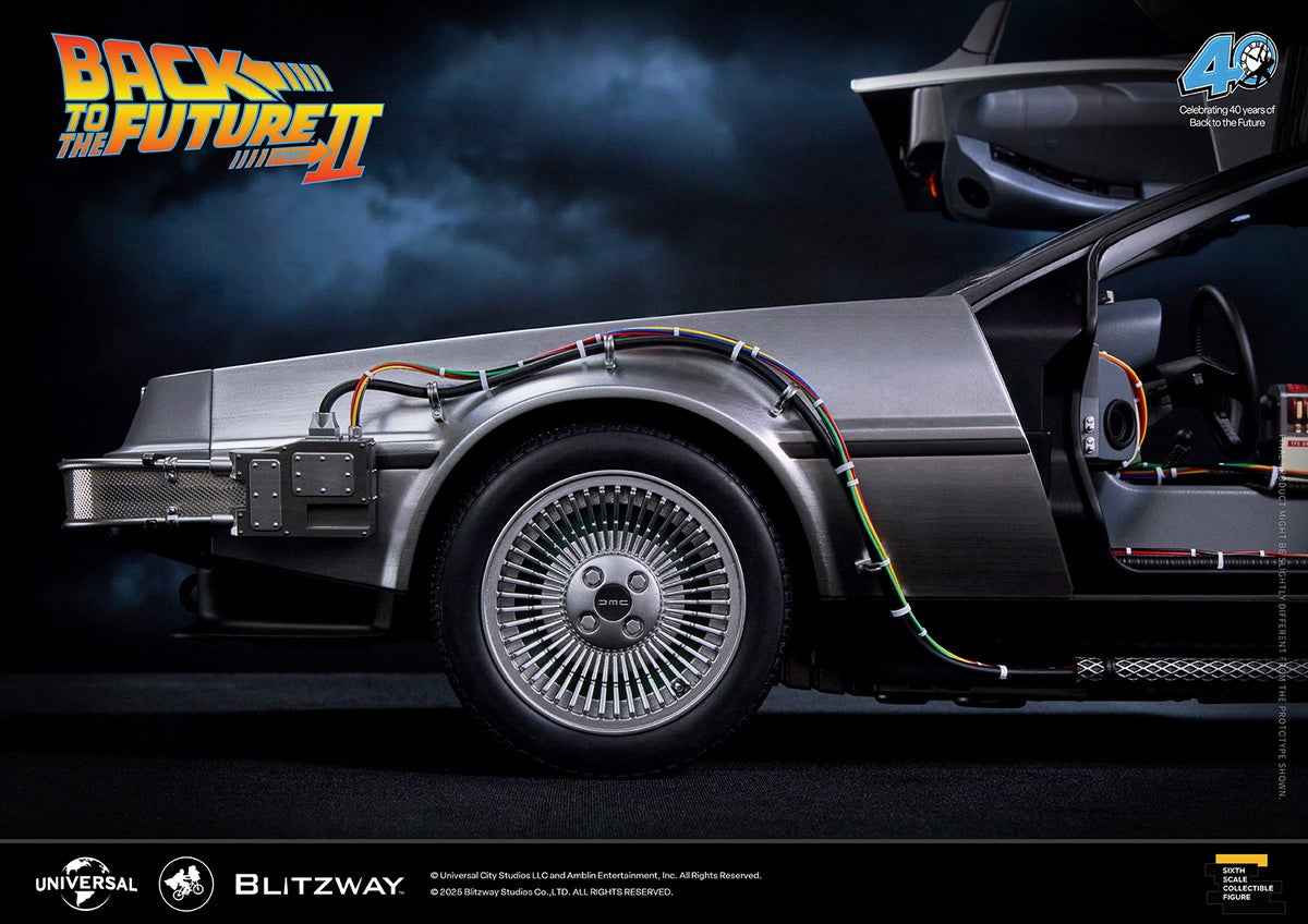 Back to the Future ~ Blitzway ~ Time Machine BW-UMS12202 BW-UMS12203 ~ Licensed PVC Figure