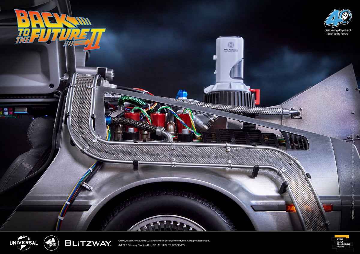 Back to the Future ~ Blitzway ~ Time Machine BW-UMS12202 BW-UMS12203 ~ Licensed PVC Figure