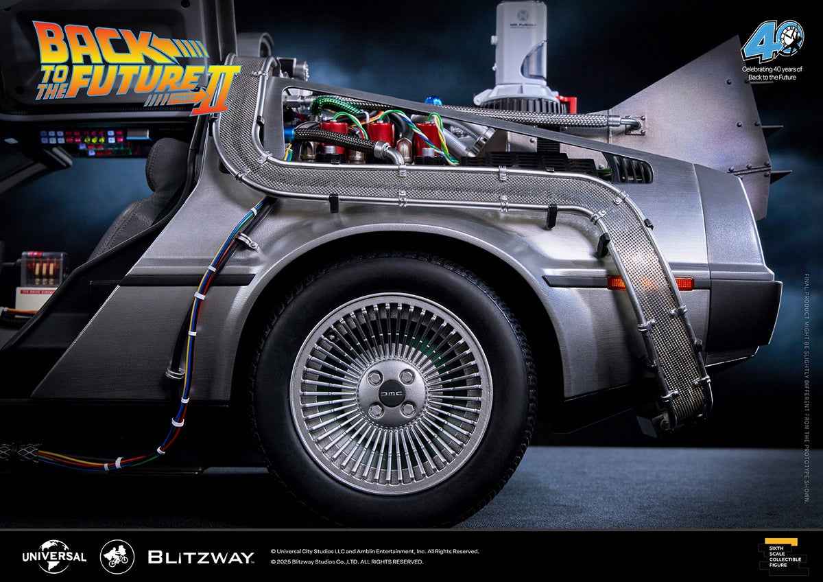 Back to the Future ~ Blitzway ~ Time Machine BW-UMS12202 BW-UMS12203 ~ Licensed PVC Figure