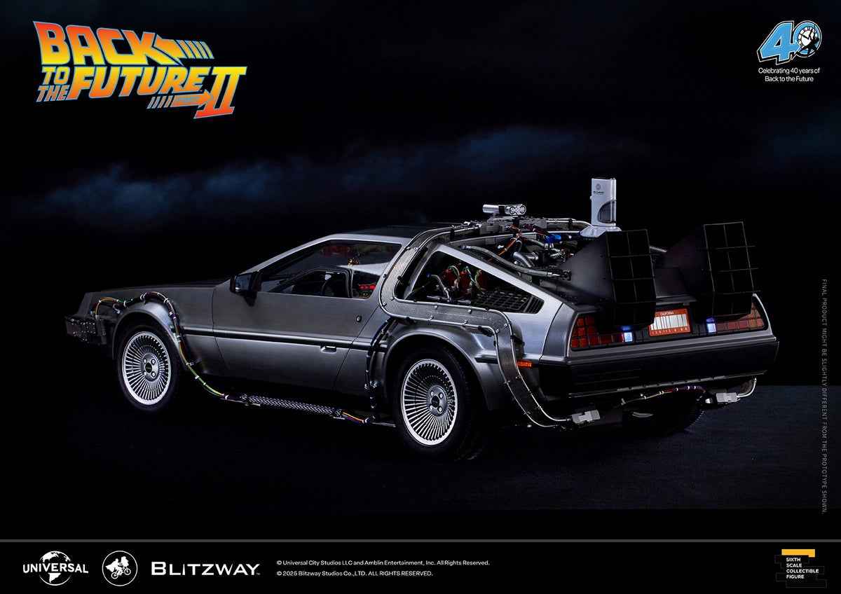 Back to the Future ~ Blitzway ~ Time Machine BW-UMS12202 BW-UMS12203 ~ Licensed PVC Figure