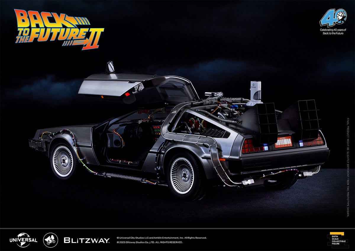Back to the Future ~ Blitzway ~ Time Machine BW-UMS12202 BW-UMS12203 ~ Licensed PVC Figure