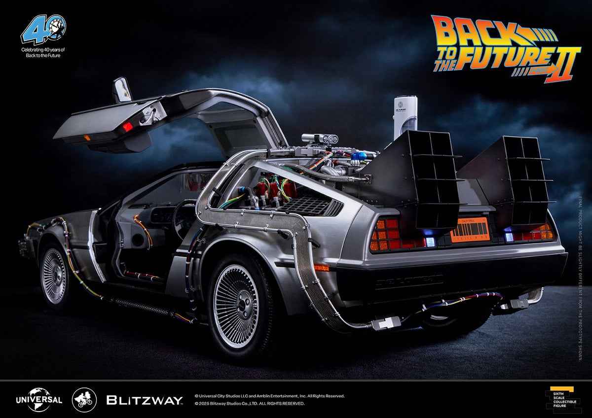 Back to the Future ~ Blitzway ~ Time Machine BW-UMS12202 BW-UMS12203 ~ Licensed PVC Figure