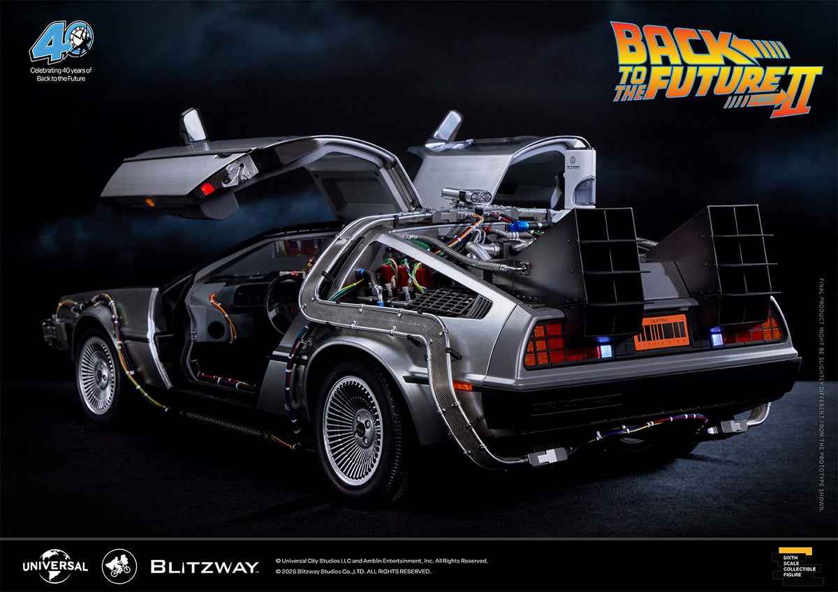 Back to the Future ~ Blitzway ~ Time Machine BW-UMS12202 BW-UMS12203 ~ Licensed PVC Figure
