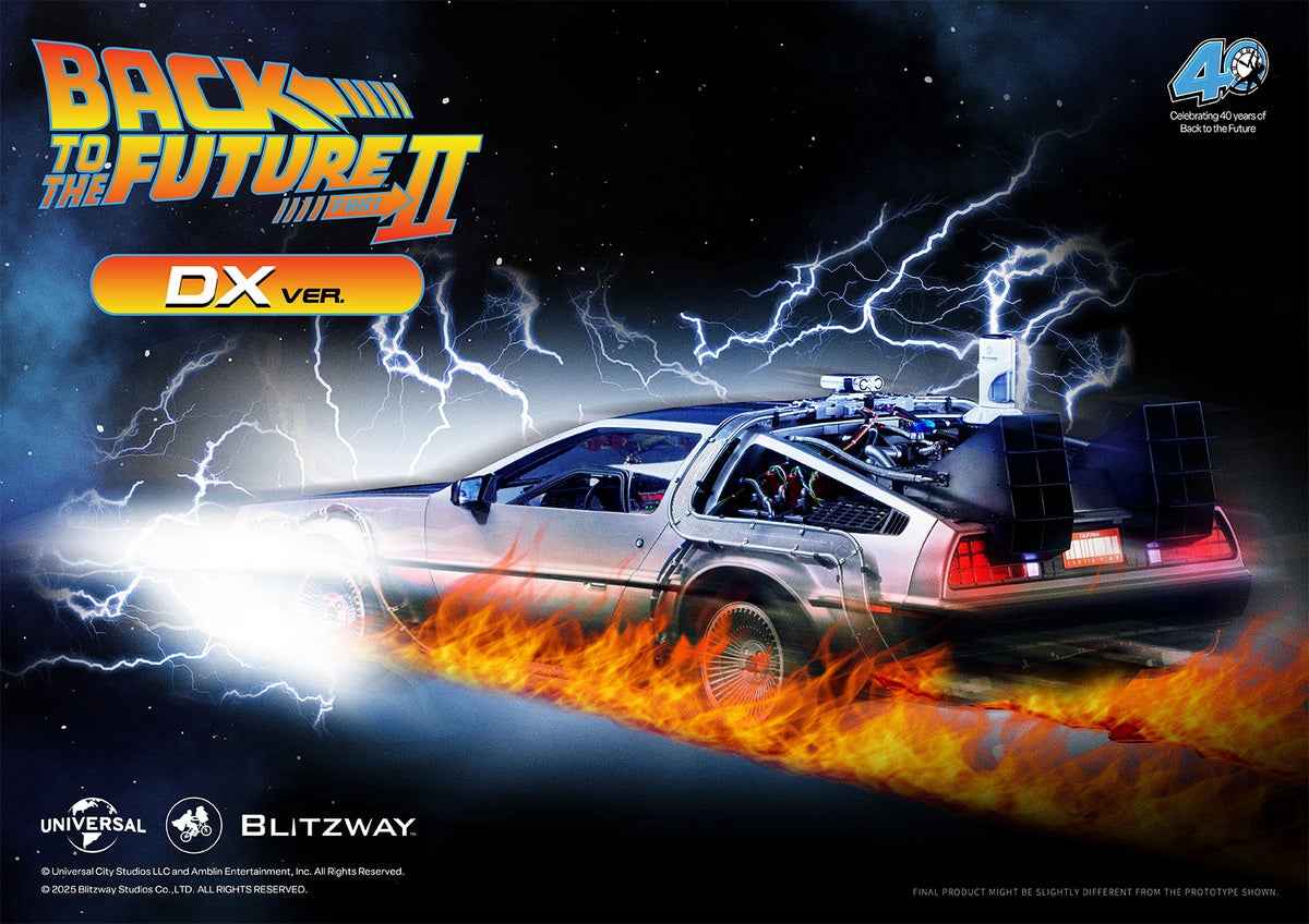 Back to the Future ~ Blitzway ~ Time Machine BW-UMS12202 BW-UMS12203 ~ Licensed PVC Figure