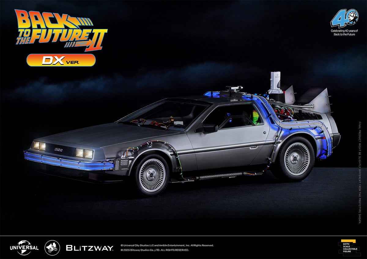 Back to the Future ~ Blitzway ~ Time Machine BW-UMS12202 BW-UMS12203 ~ Licensed PVC Figure