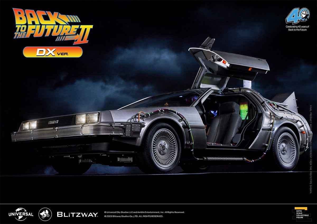 Back to the Future ~ Blitzway ~ Time Machine BW-UMS12202 BW-UMS12203 ~ Licensed PVC Figure