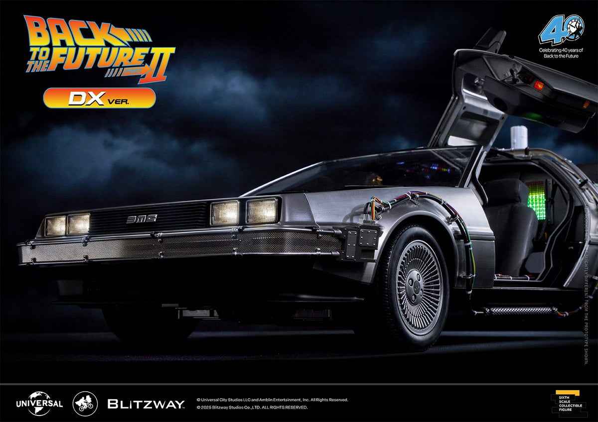 Back to the Future ~ Blitzway ~ Time Machine BW-UMS12202 BW-UMS12203 ~ Licensed PVC Figure
