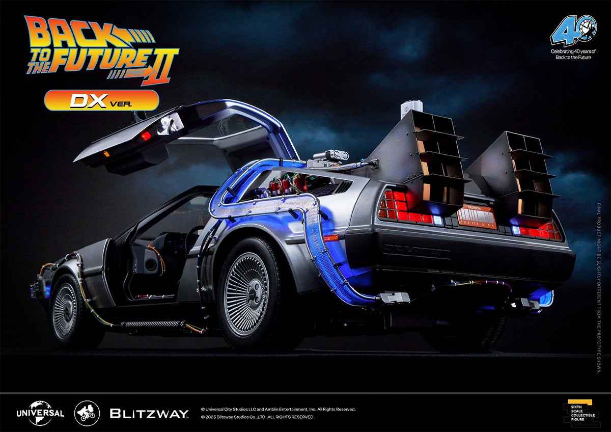 Back to the Future ~ Blitzway ~ Time Machine BW-UMS12202 BW-UMS12203 ~ Licensed PVC Figure