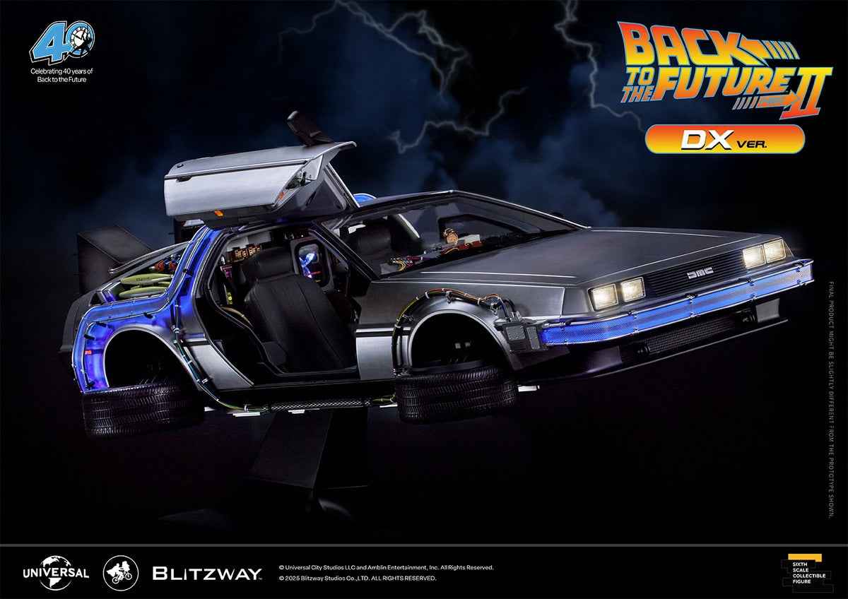Back to the Future ~ Blitzway ~ Time Machine BW-UMS12202 BW-UMS12203 ~ Licensed PVC Figure