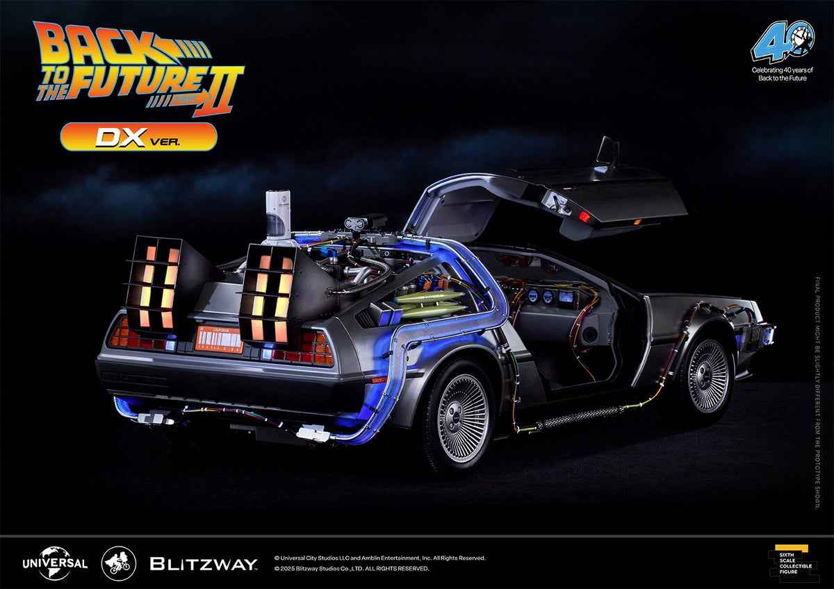 Back to the Future ~ Blitzway ~ Time Machine BW-UMS12202 BW-UMS12203 ~ Licensed PVC Figure