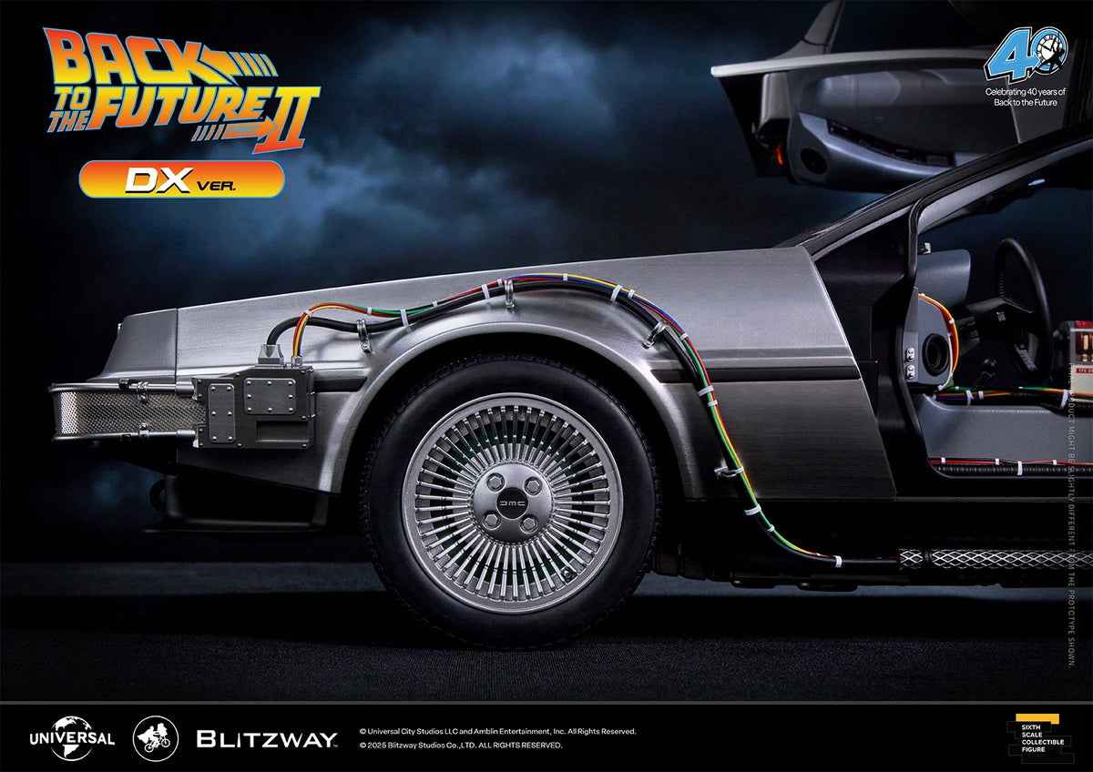 Back to the Future ~ Blitzway ~ Time Machine BW-UMS12202 BW-UMS12203 ~ Licensed PVC Figure