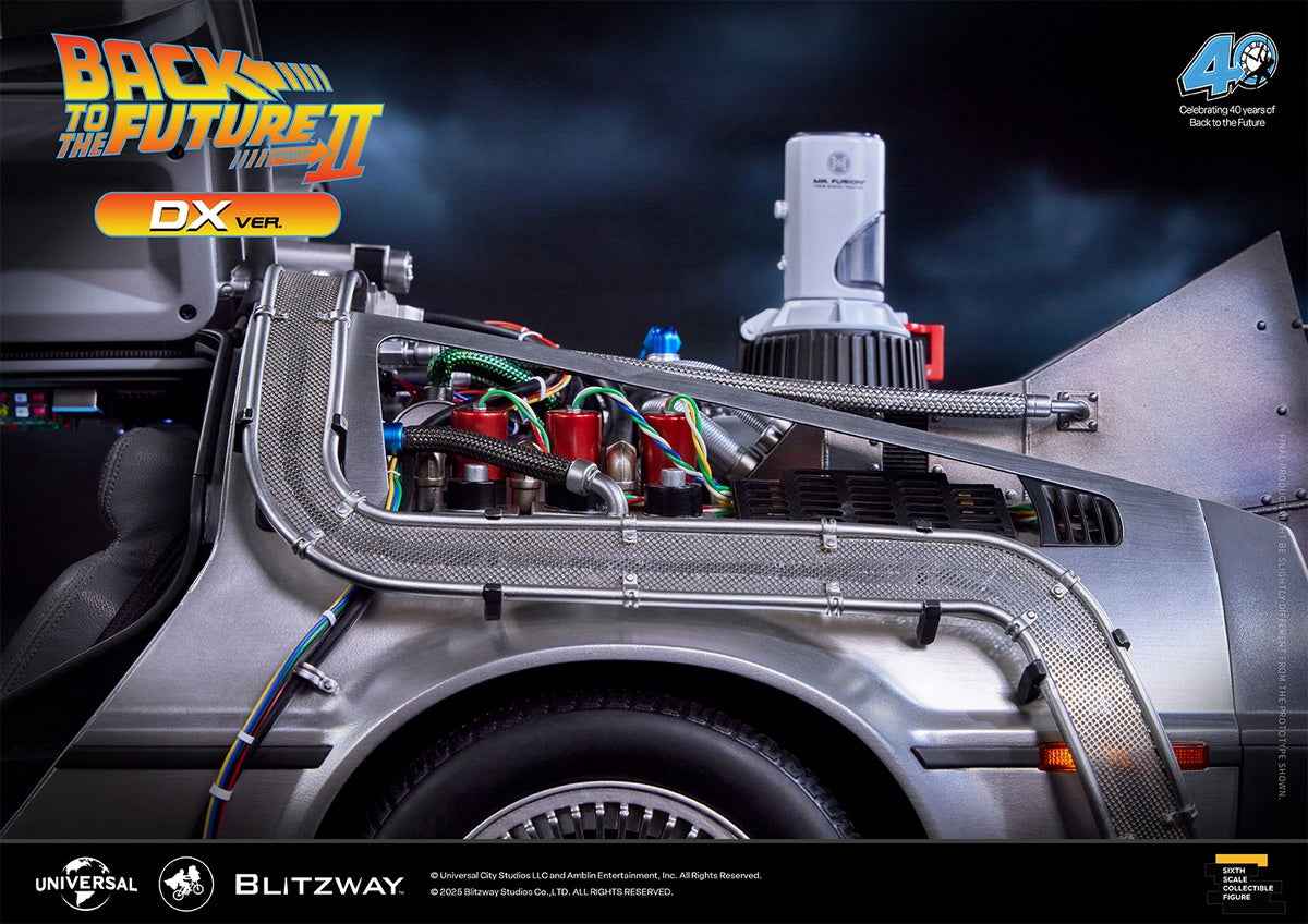 Back to the Future ~ Blitzway ~ Time Machine BW-UMS12202 BW-UMS12203 ~ Licensed PVC Figure