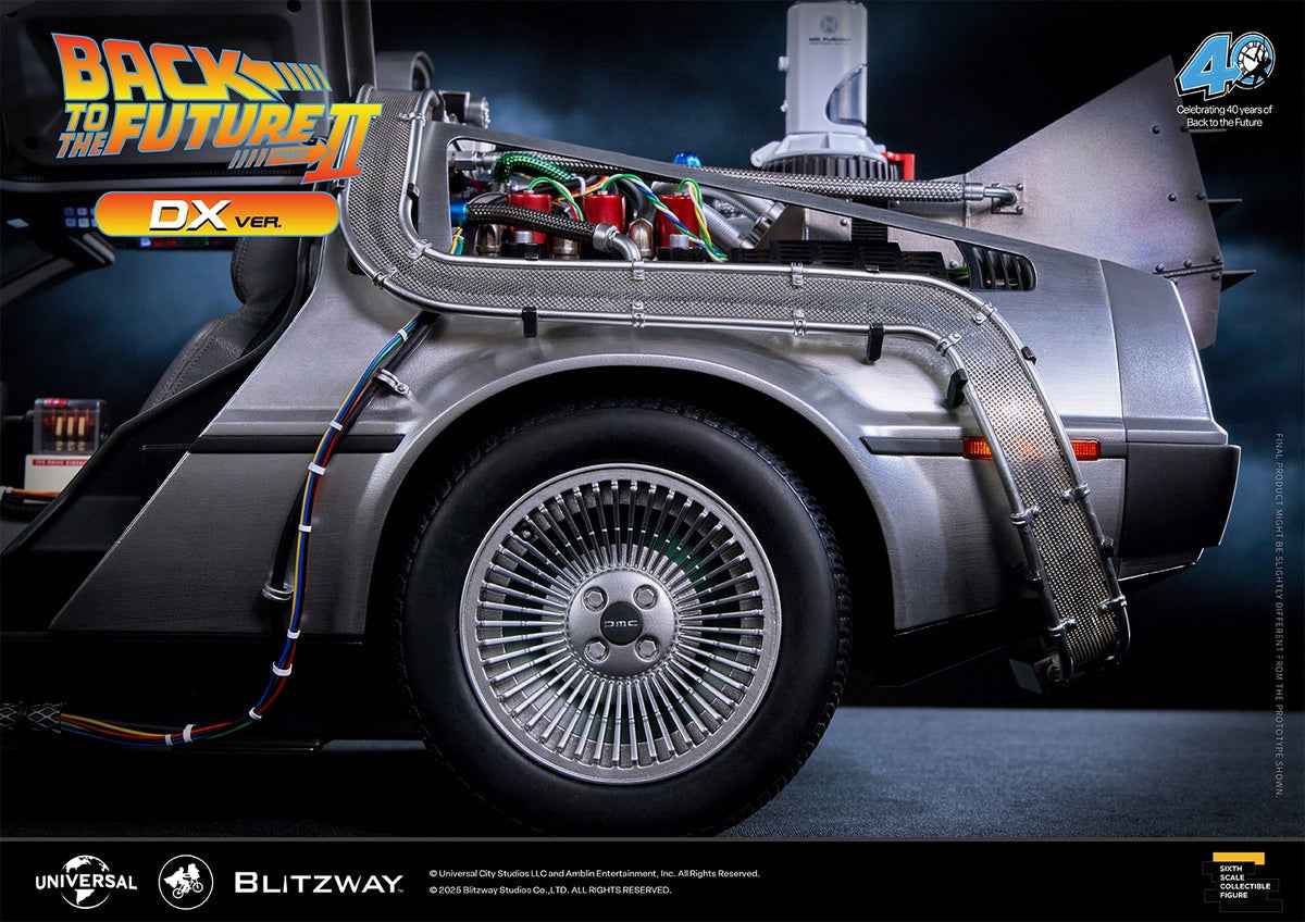 Back to the Future ~ Blitzway ~ Time Machine BW-UMS12202 BW-UMS12203 ~ Licensed PVC Figure