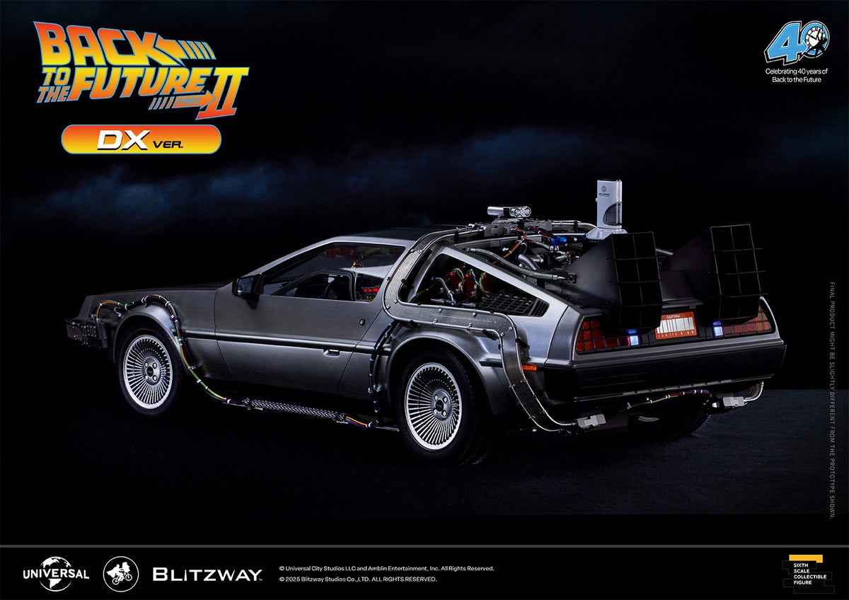 Back to the Future ~ Blitzway ~ Time Machine BW-UMS12202 BW-UMS12203 ~ Licensed PVC Figure