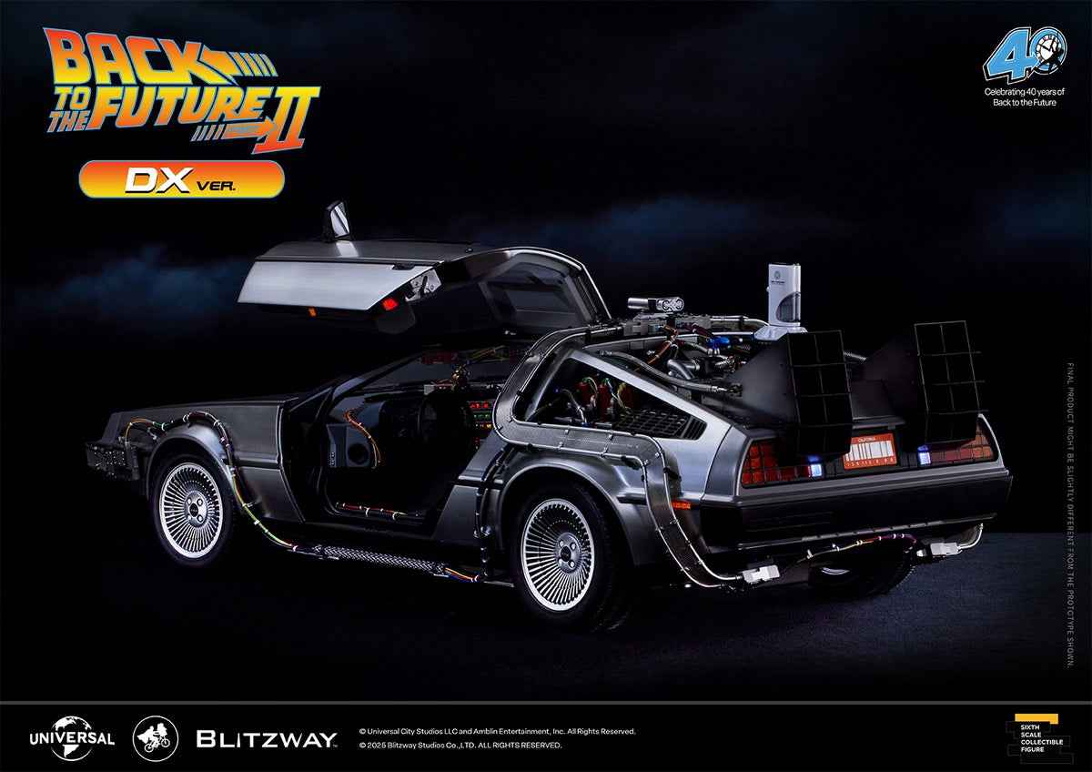Back to the Future ~ Blitzway ~ Time Machine BW-UMS12202 BW-UMS12203 ~ Licensed PVC Figure