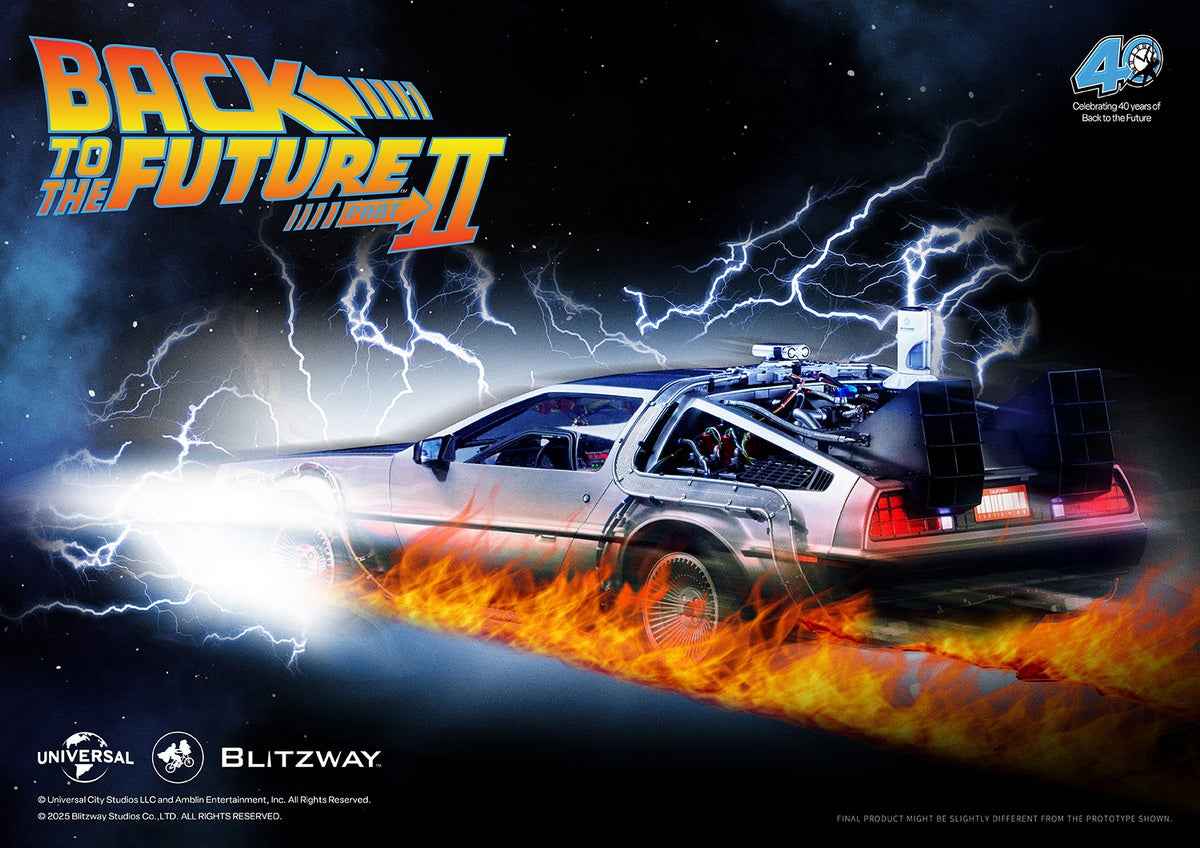 Back to the Future ~ Blitzway ~ Time Machine BW-UMS12202 BW-UMS12203 ~ Licensed PVC Figure