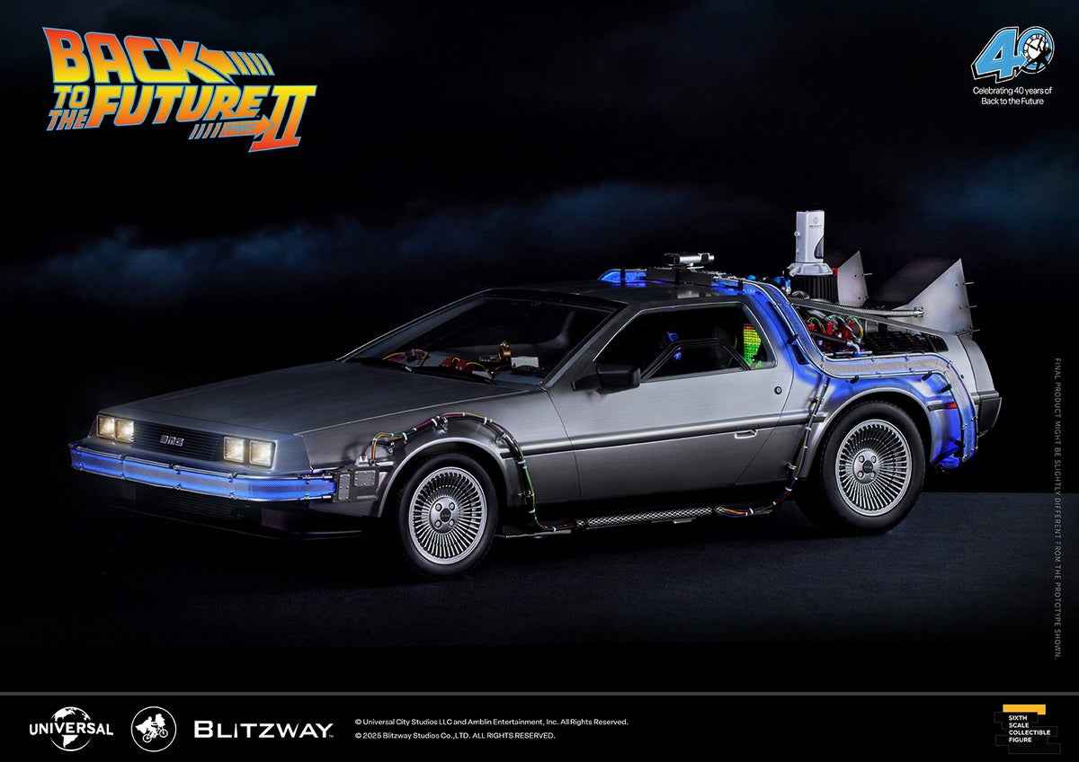 Back to the Future ~ Blitzway ~ Time Machine BW-UMS12202 BW-UMS12203 ~ Licensed PVC Figure
