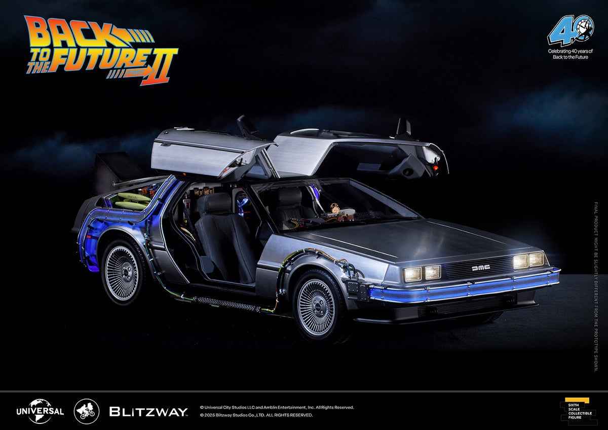 Back to the Future ~ Blitzway ~ Time Machine BW-UMS12202 BW-UMS12203 ~ Licensed PVC Figure