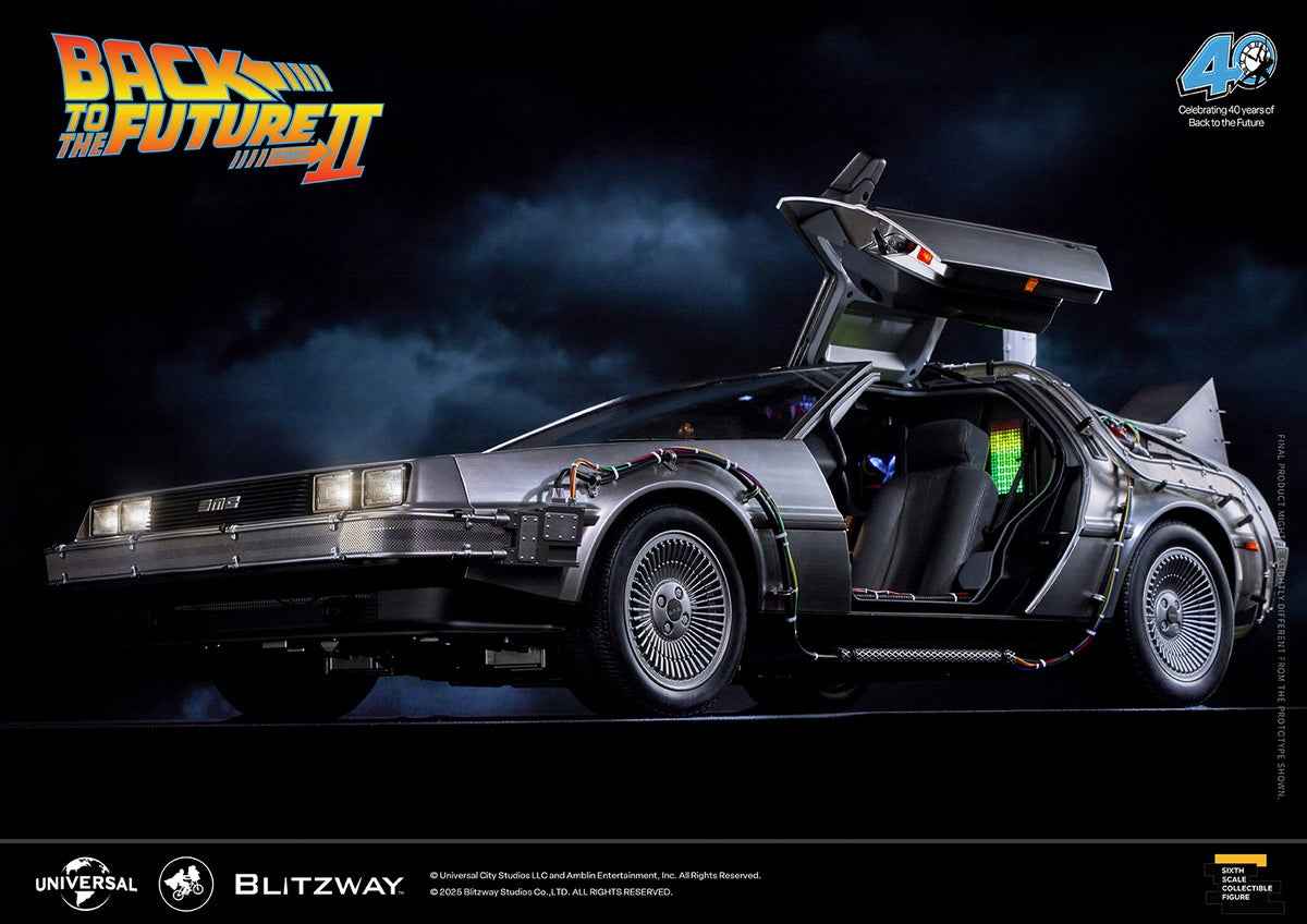 Back to the Future ~ Blitzway ~ Time Machine BW-UMS12202 BW-UMS12203 ~ Licensed PVC Figure