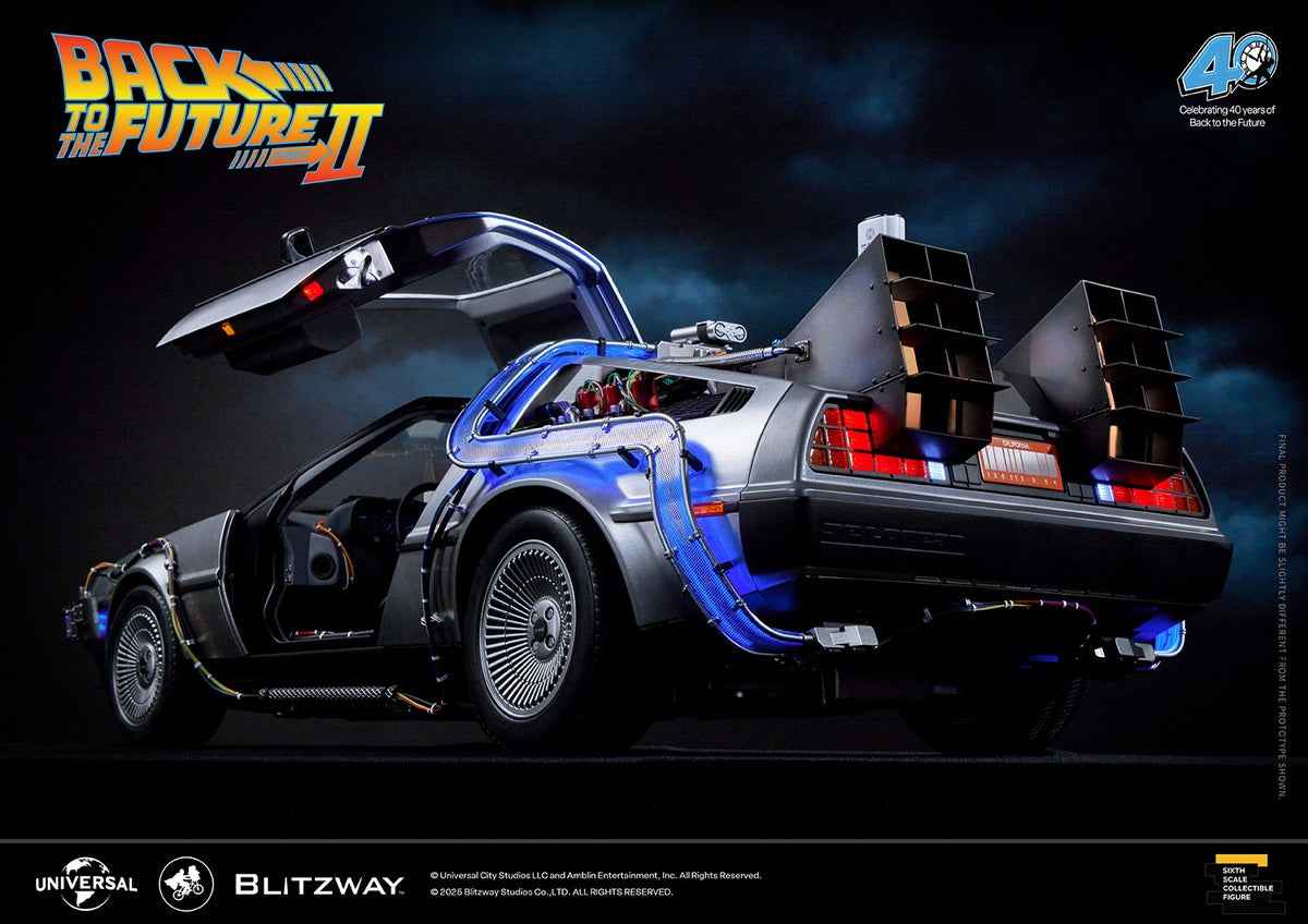 Back to the Future ~ Blitzway ~ Time Machine BW-UMS12202 BW-UMS12203 ~ Licensed PVC Figure