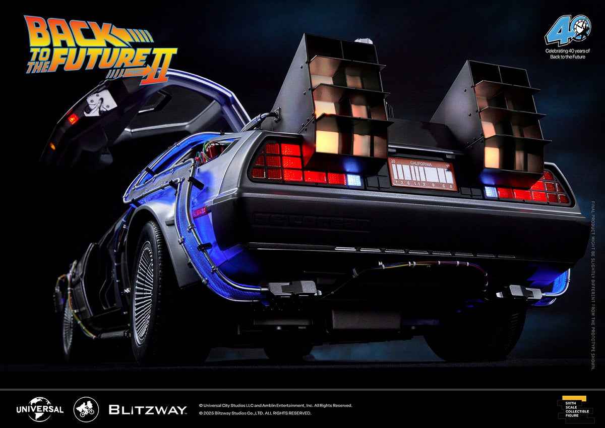 Back to the Future ~ Blitzway ~ Time Machine BW-UMS12202 BW-UMS12203 ~ Licensed PVC Figure