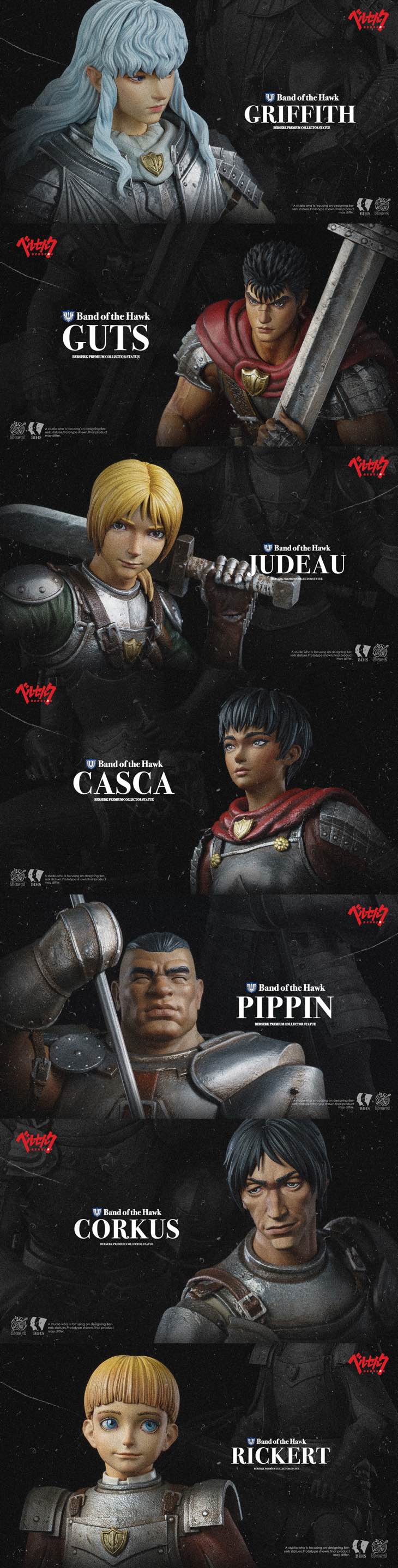 Berserk Bard & Bihs Studio Band of the Hawk Resin Statue