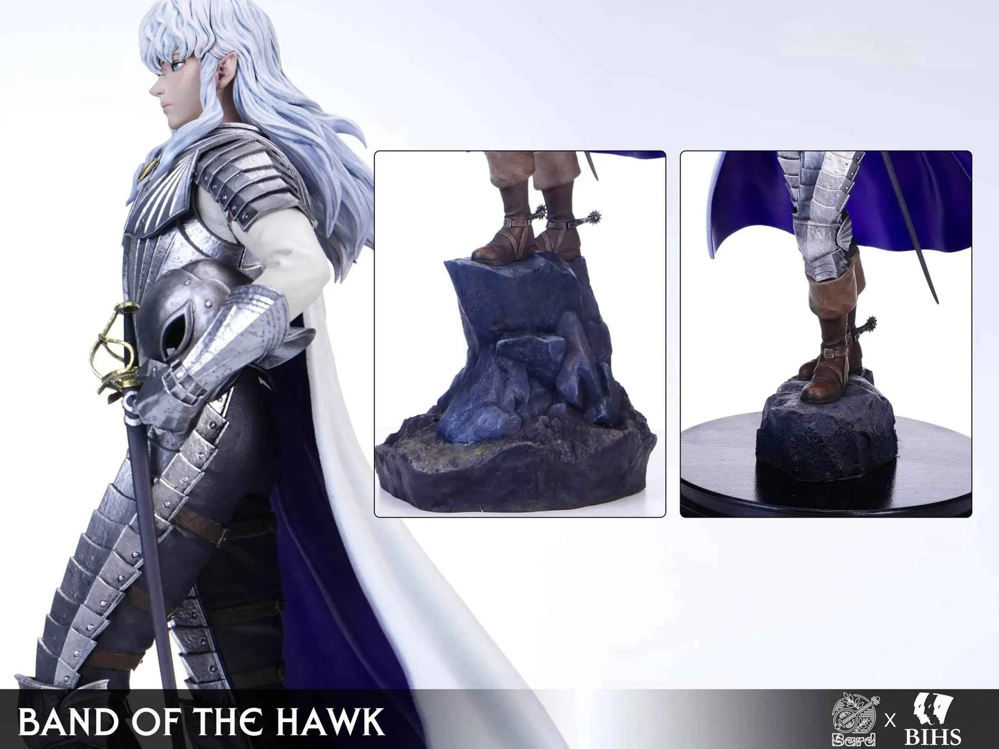 Berserk Bard & Bihs Studio Griffith & Rickert Resin Statue