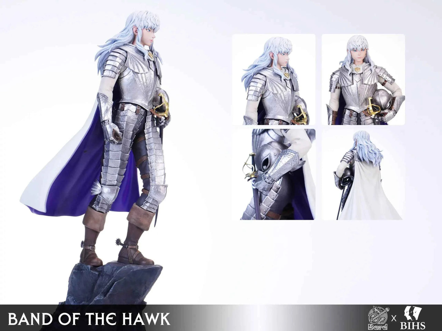 Berserk Bard & Bihs Studio Griffith & Rickert Resin Statue