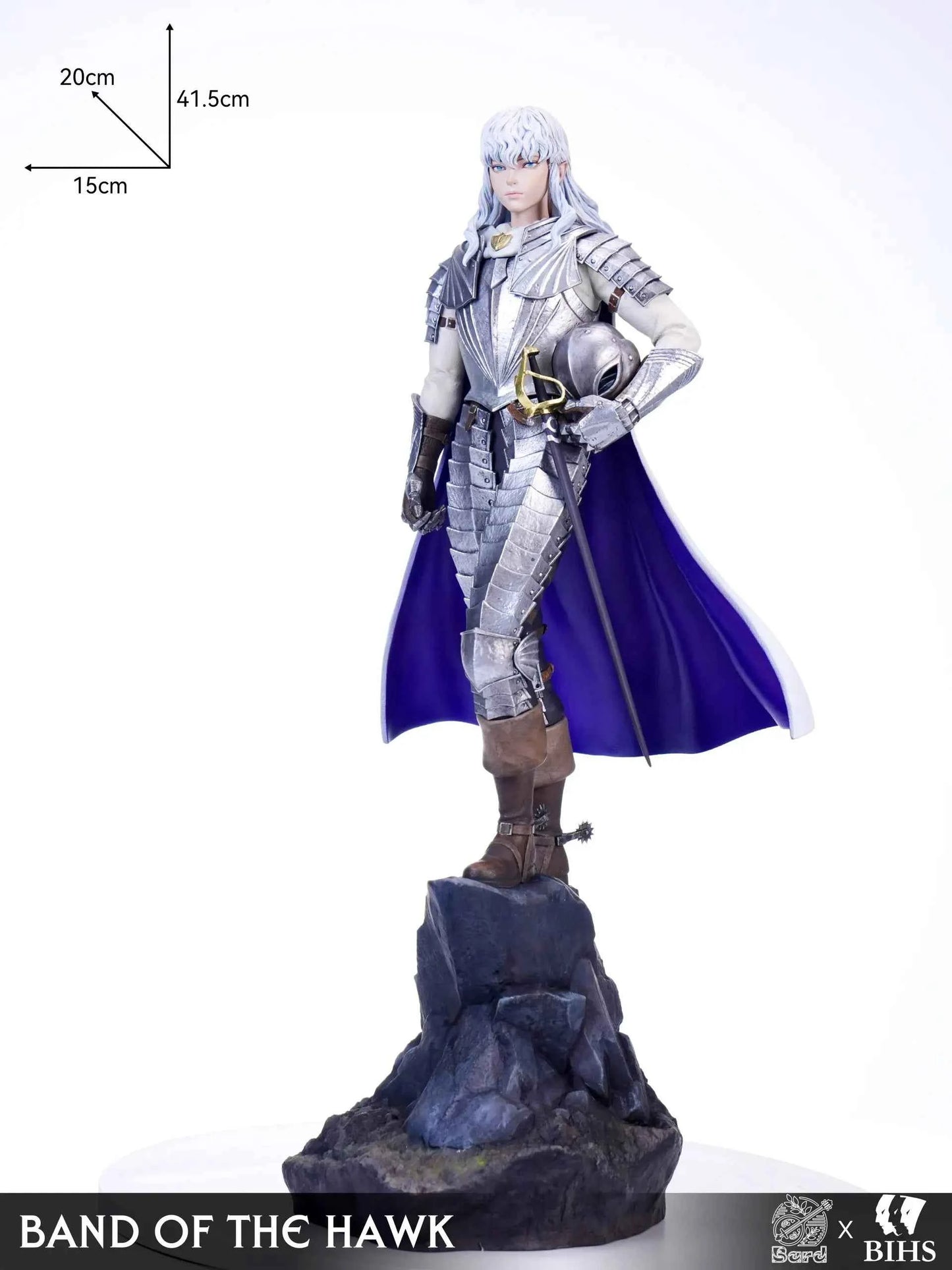 Berserk Bard & Bihs Studio Griffith & Rickert Resin Statue