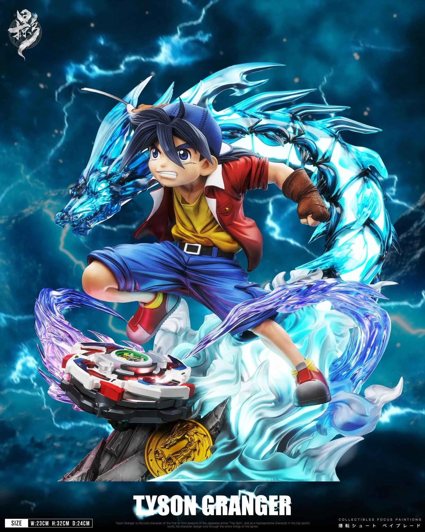 Beyblade Lue Ying Studio Sacred Beast Resonance Tyson Granger Resin Statue