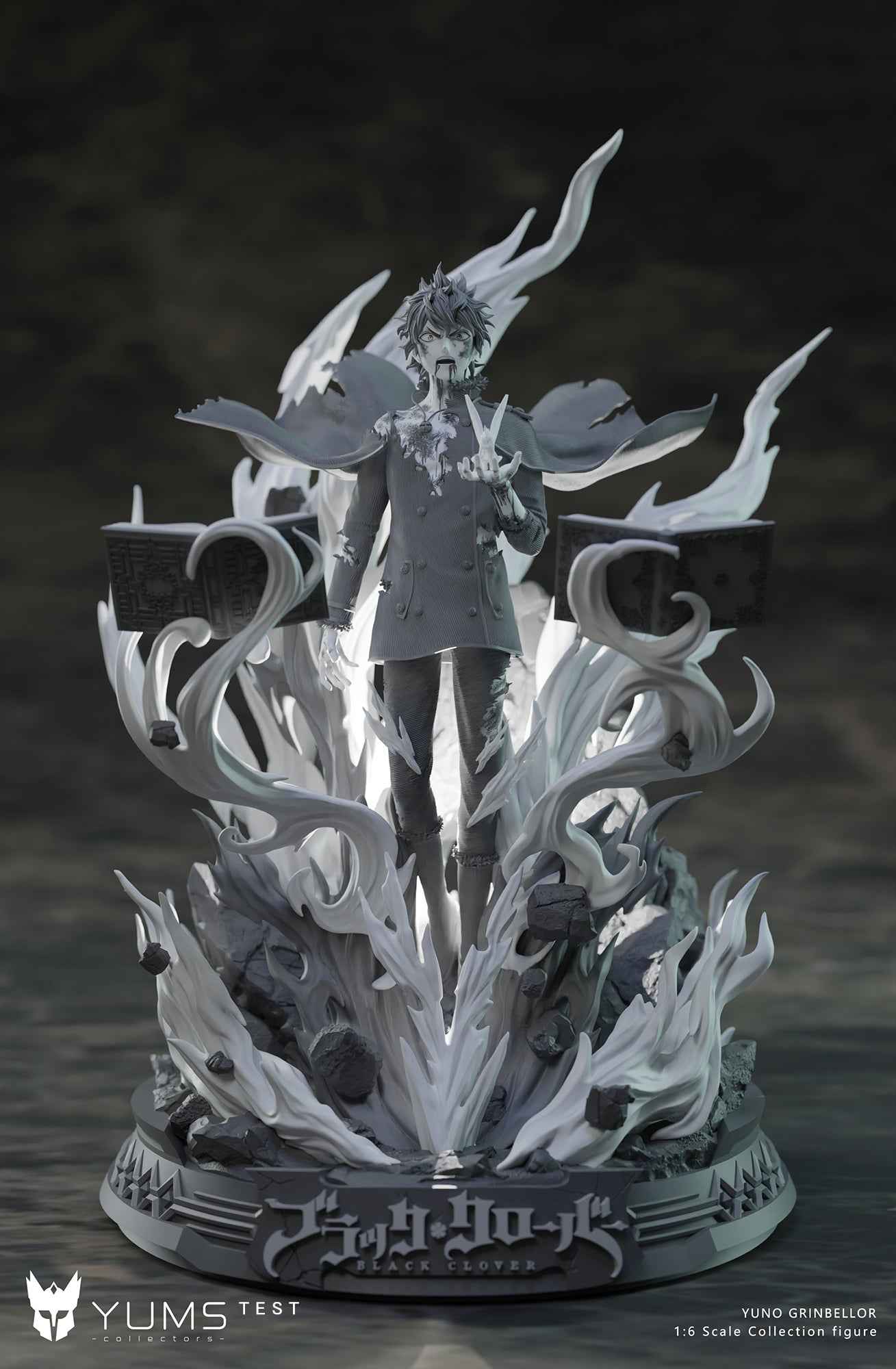 Black Clover YUMS-Collectors Studio Spade Prince Yuno Awakening Form Resin Statue