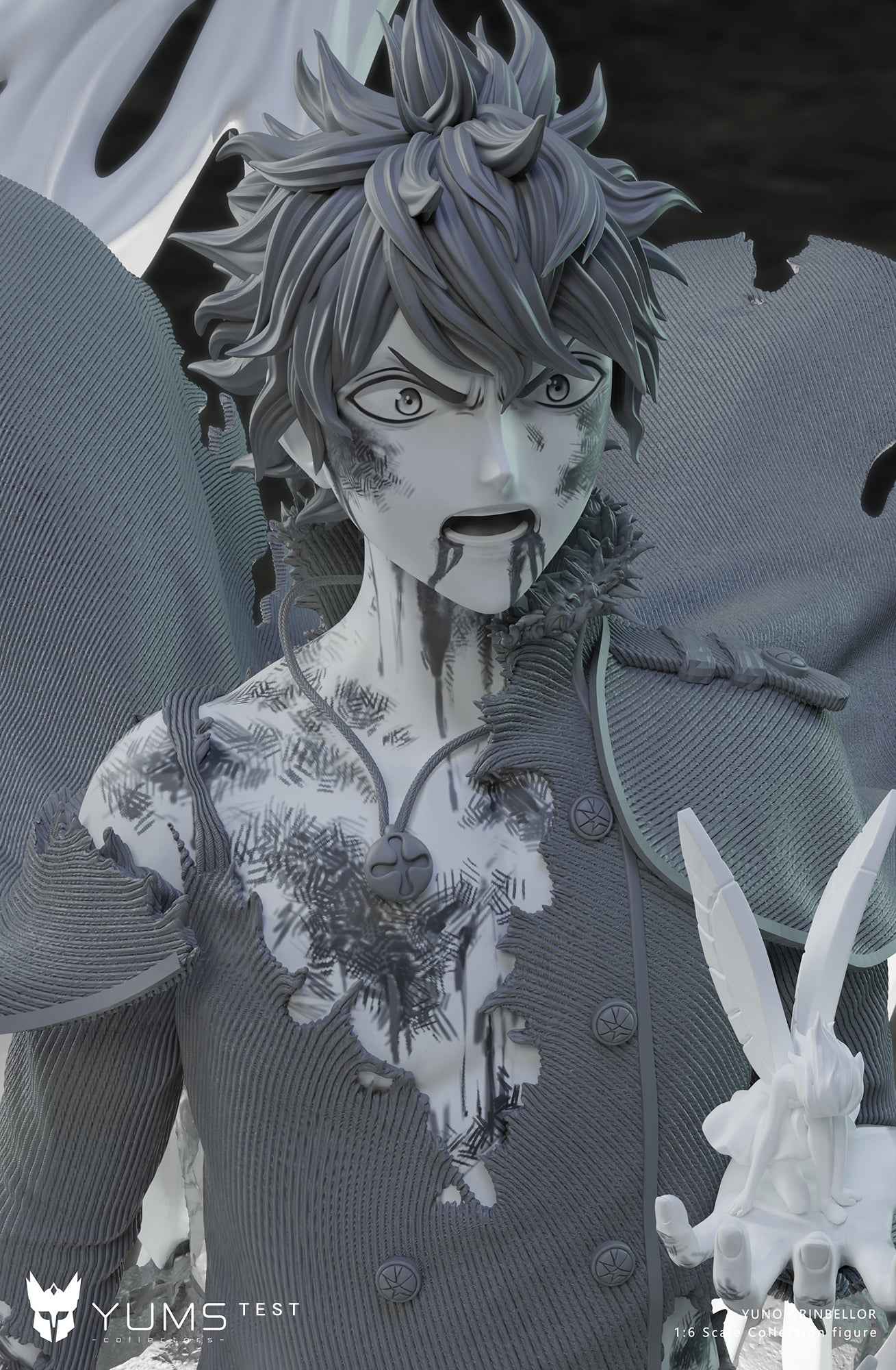 Black Clover YUMS-Collectors Studio Spade Prince Yuno Awakening Form Resin Statue