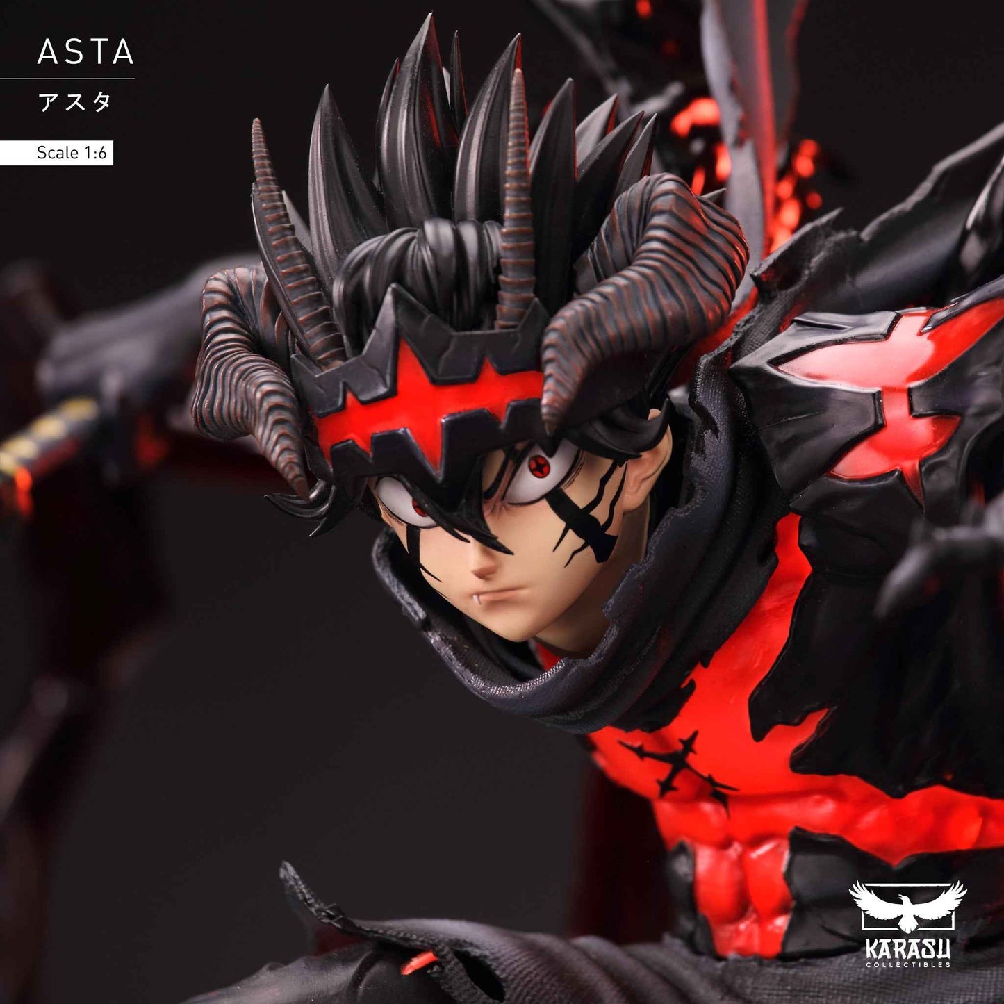 Black Clover ~ Karasu Collectibles ~ Asta ~ Resin Statue - Santoryu Resins Collectors